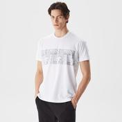 Nautica Erkek Beyaz Baskılı Standart Fit T-Shirt