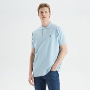 Nautica Erkek Mavi Classic Fit Kısa Kollu Polo Yaka T-Shirt
