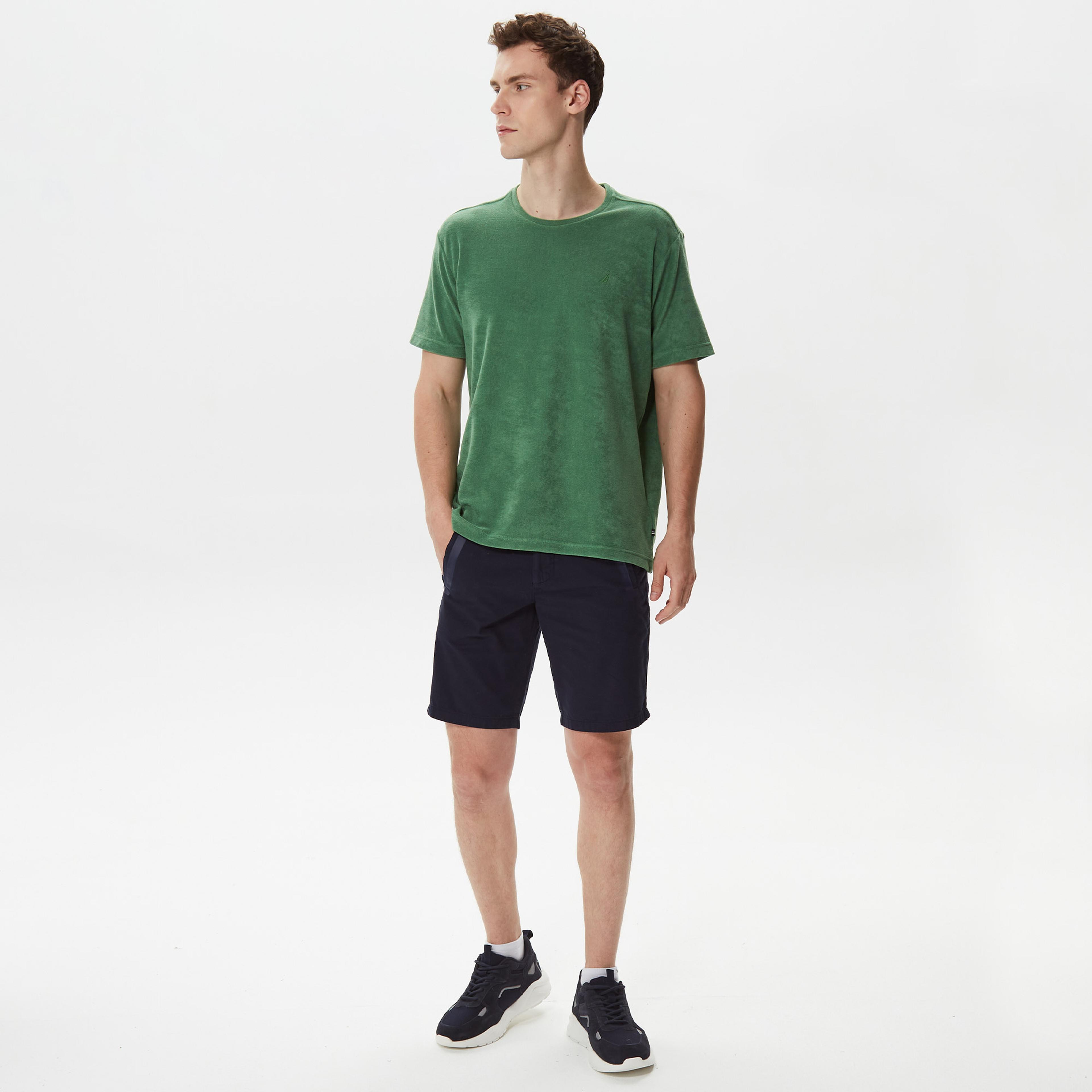 Nautica Erkek Yeşil Standart Fit T-Shirt