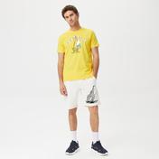 Nautica Erkek Sarı Desenli Standart Fit T-Shirt