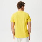 Nautica Erkek Sarı Desenli Standart Fit T-Shirt