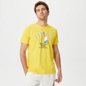 Nautica Erkek Sarı Desenli Standart Fit T-Shirt