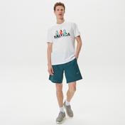 Nautica Erkek Beyaz Desenli Standart Fit T-Shirt