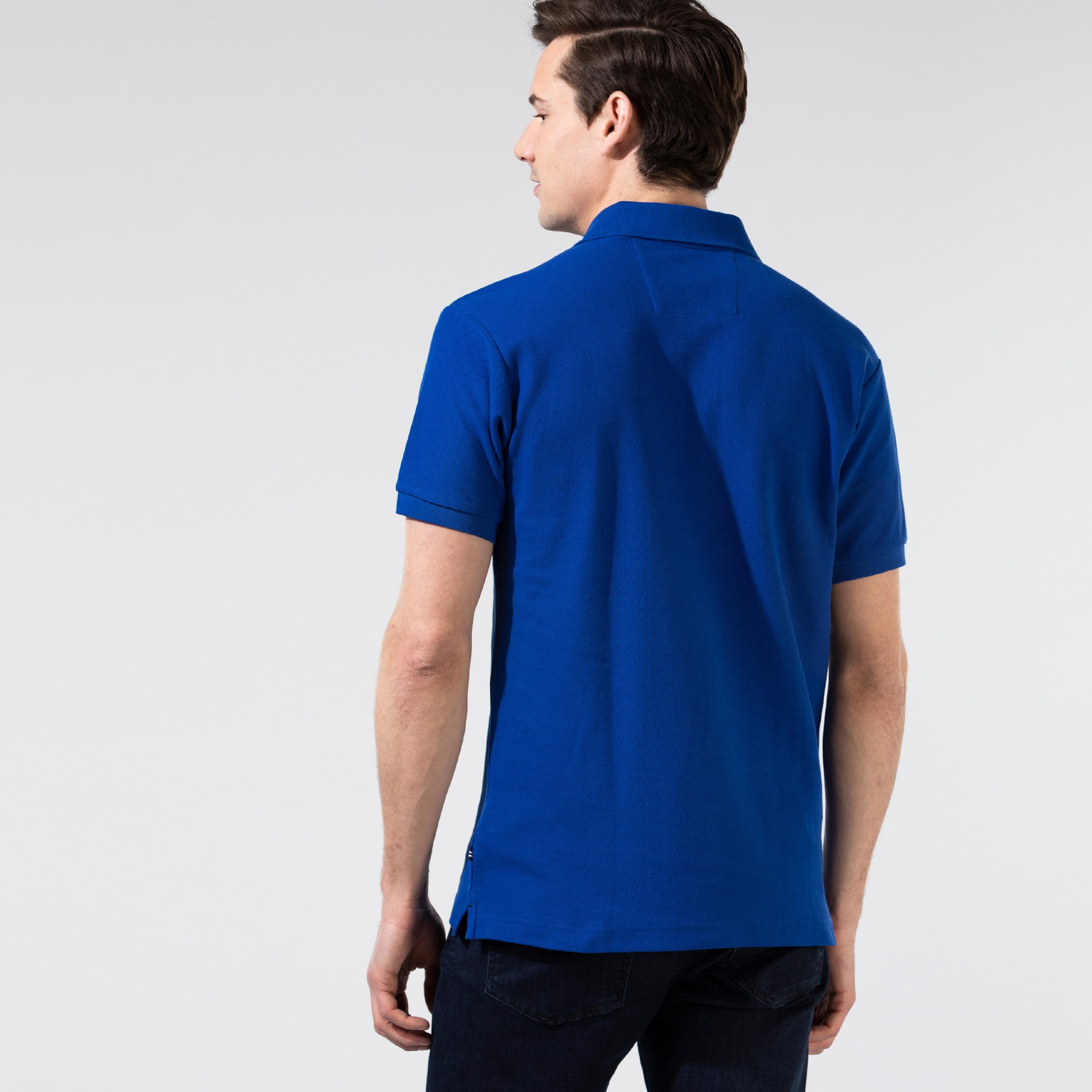 Nautica Erkek Classic Fit Mavi Kısa Kollu Polo