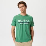 Nautica Erkek Yeşil Baskılı Standart Fit T-Shirt