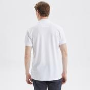 Nautica Erkek Beyaz Classic Fit Kısa Kollu Polo Yaka T-Shirt