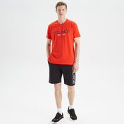 Nautica Erkek Kırmızı Standart Fit Desenli T-Shirt