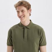 Nautica Erkek Yeşil Slim Fit Kısa Kollu Polo Yaka T-Shirt