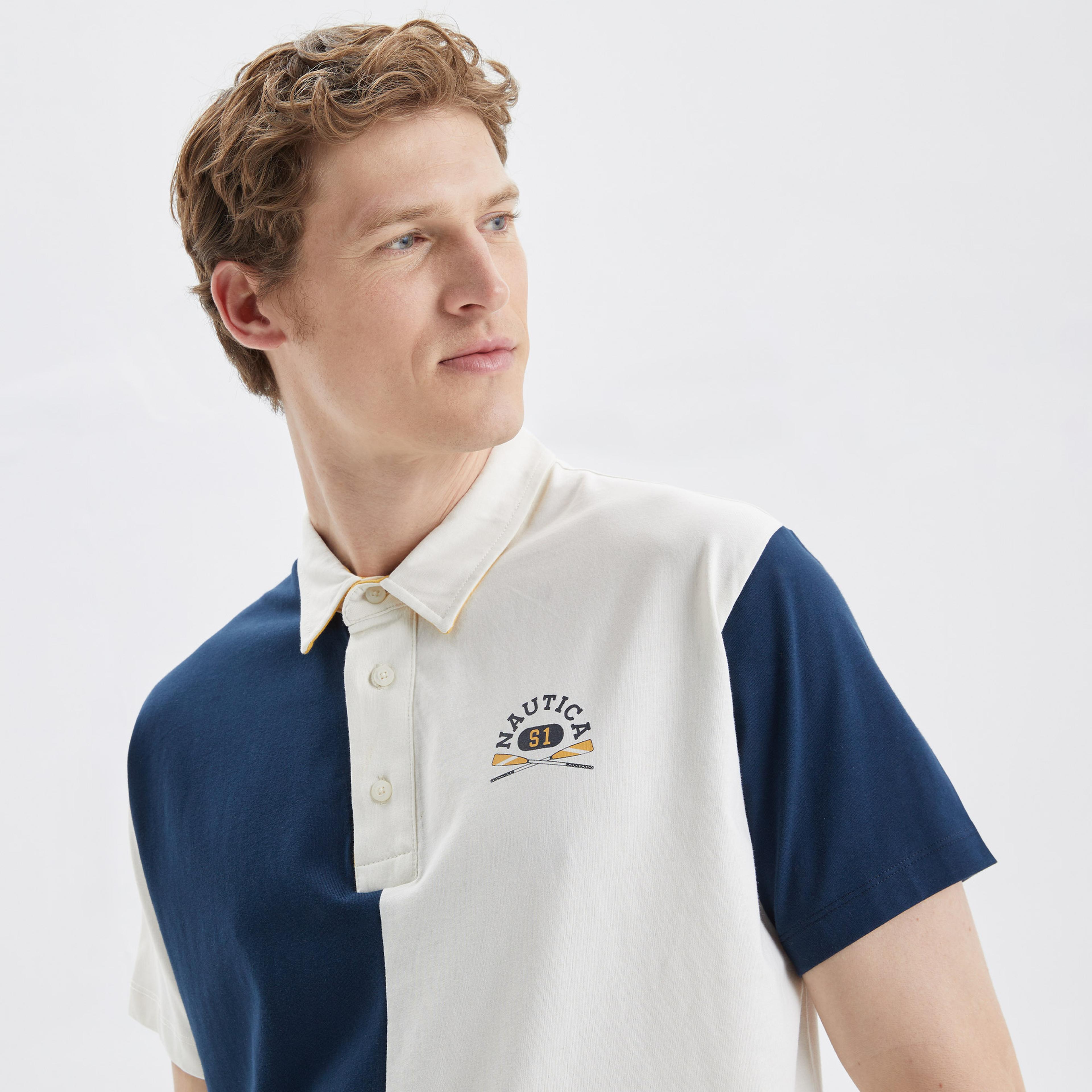 Nautica Erkek Lacivert Classic Fit Kısa Kollu Polo
