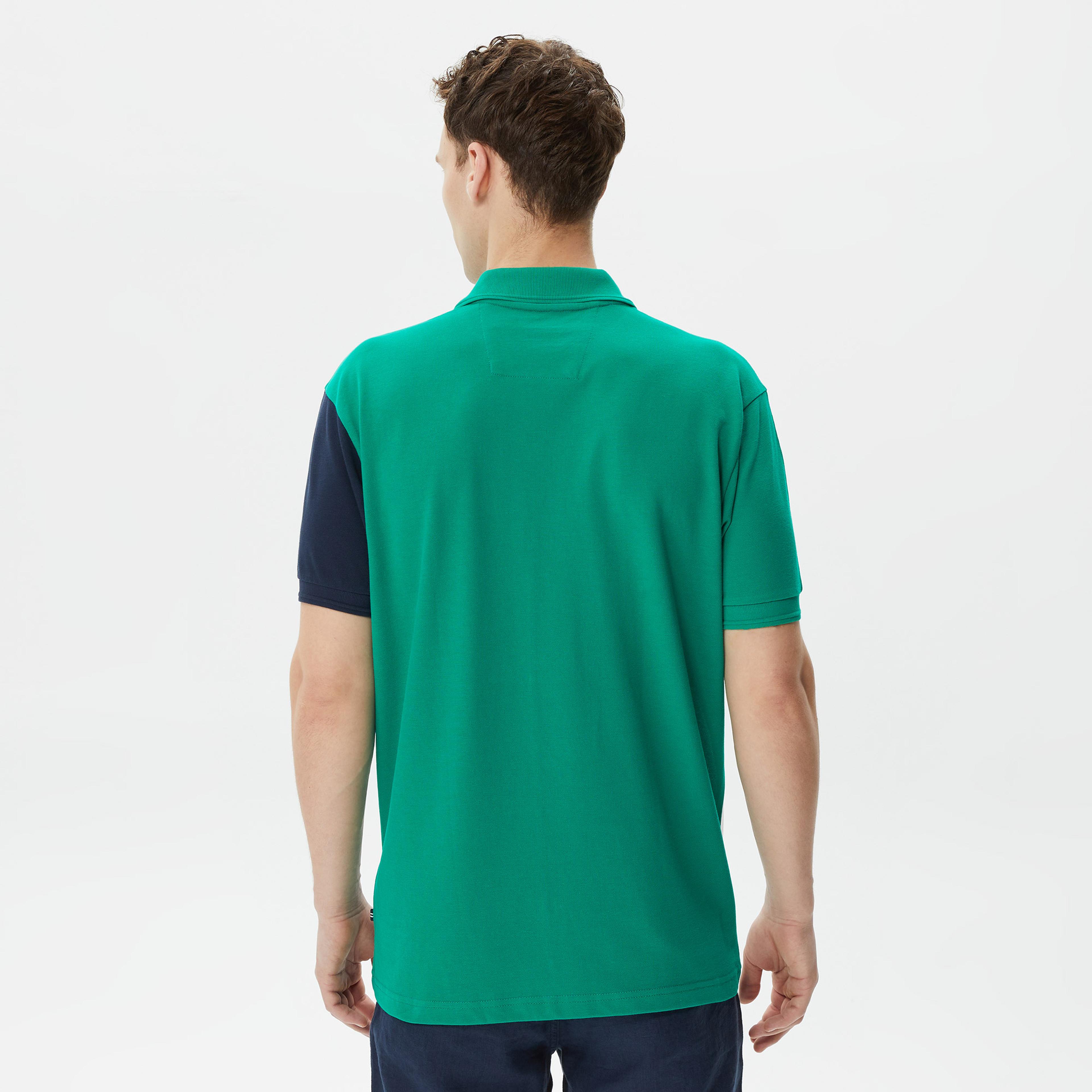 Nautica Erkek Yeşil Classic Fit Kısa Kollu Polo