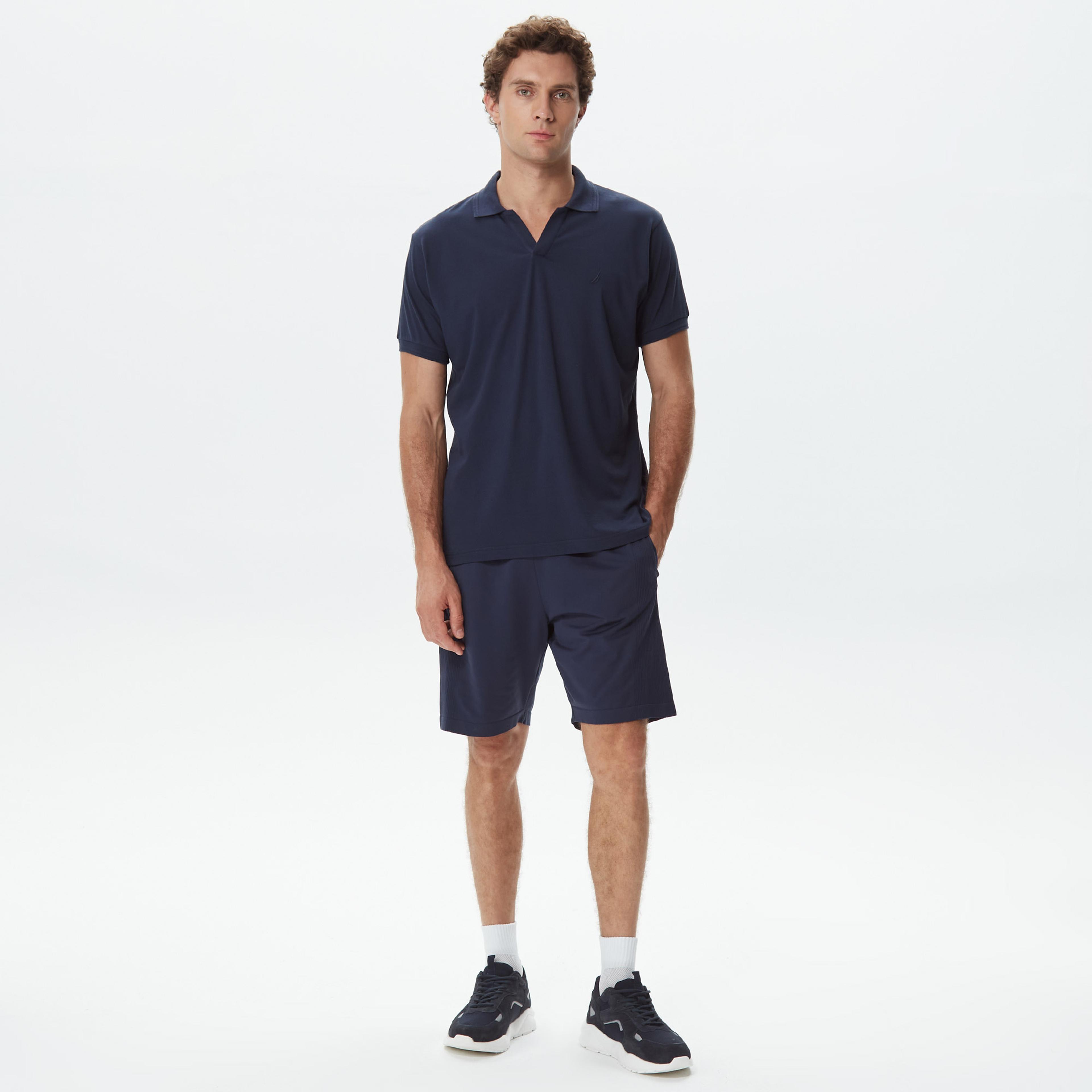 Nautica Erkek Lacivert Classic Fit Kısa Kollu Polo