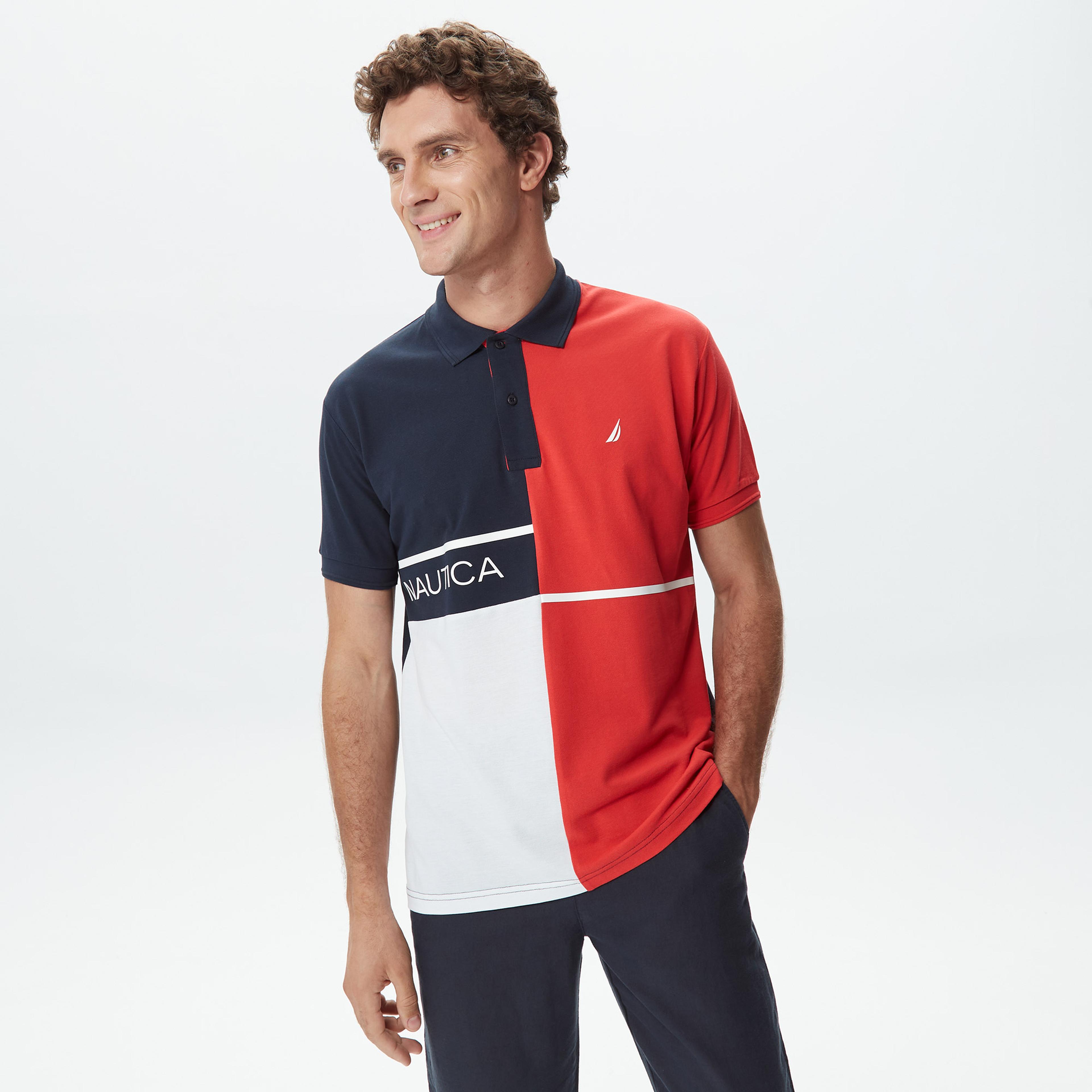 Nautica Erkek Lacivert Classic Fit Kısa Kollu Polo