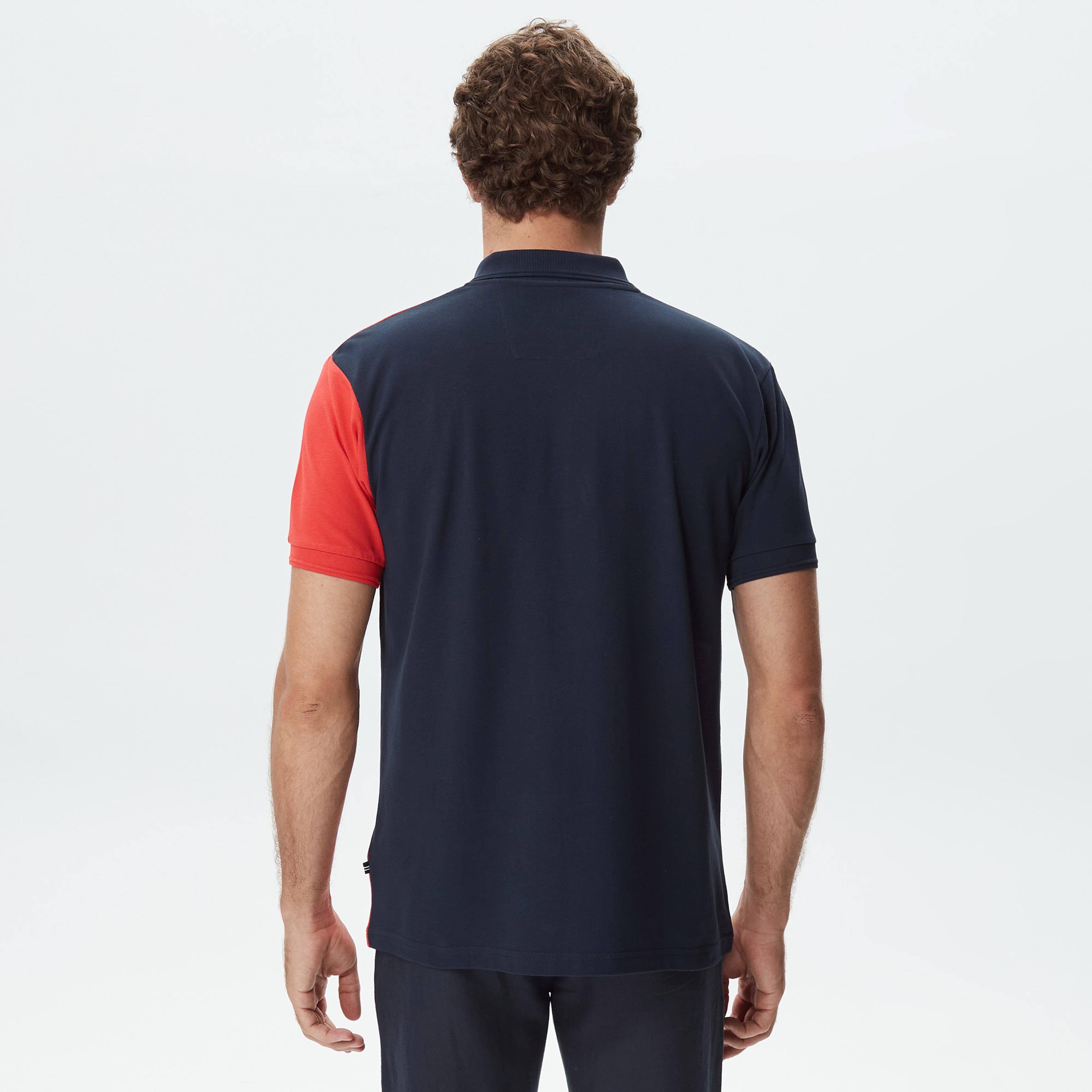 Nautica Erkek Lacivert Classic Fit Kısa Kollu Polo