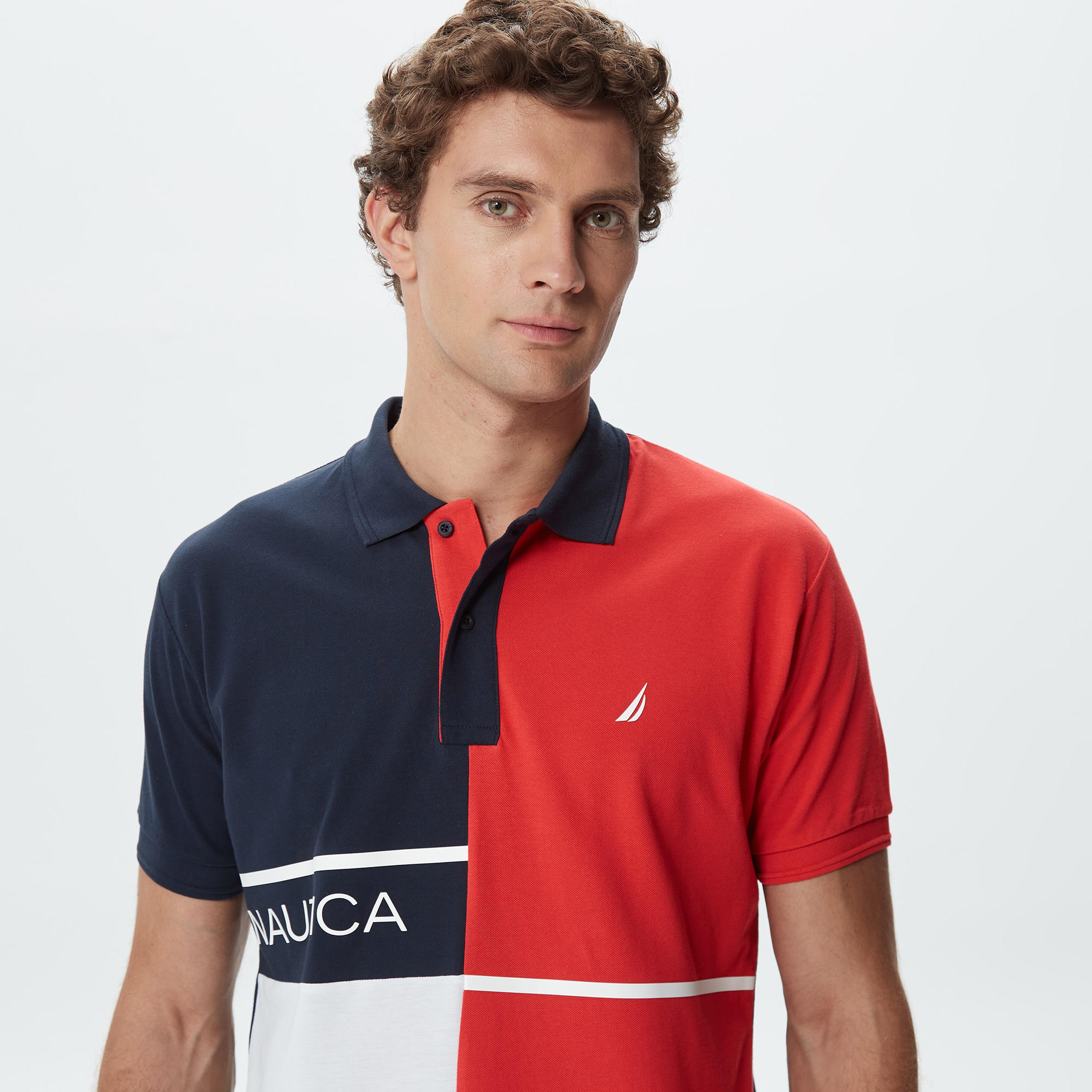 Nautica Erkek Lacivert Classic Fit Kısa Kollu Polo