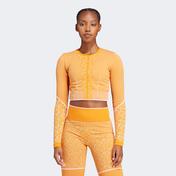 adidas by Stella McCartney TrueStrength Seamless Yoga Kadın Turuncu Crop