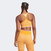adidas by Stella McCartney TrueStrength Seamless Medium-Support Yoga Kadın Turuncu Bra