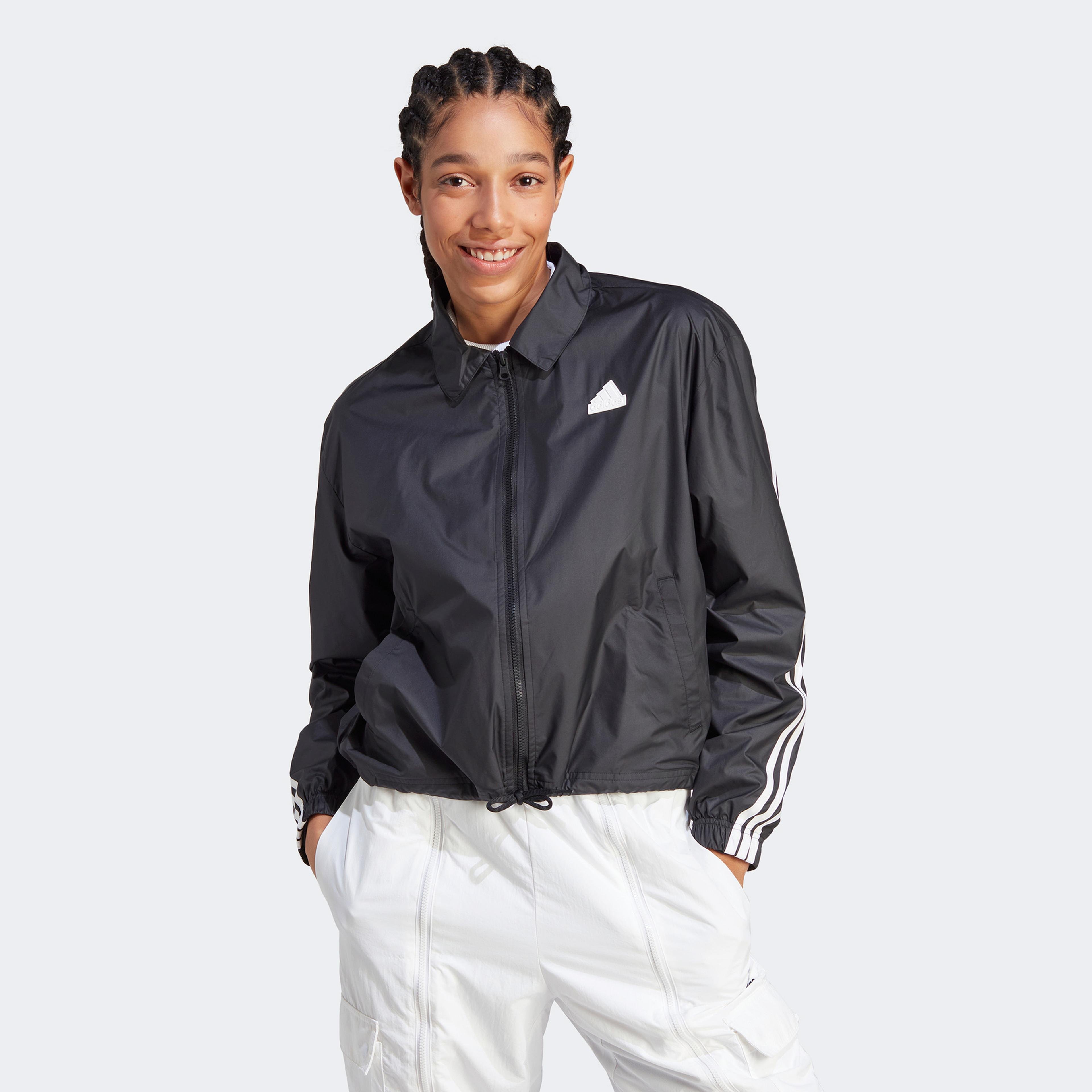 adidas Future Icons 3-Stripes Woven Kadın Siyah Ceket