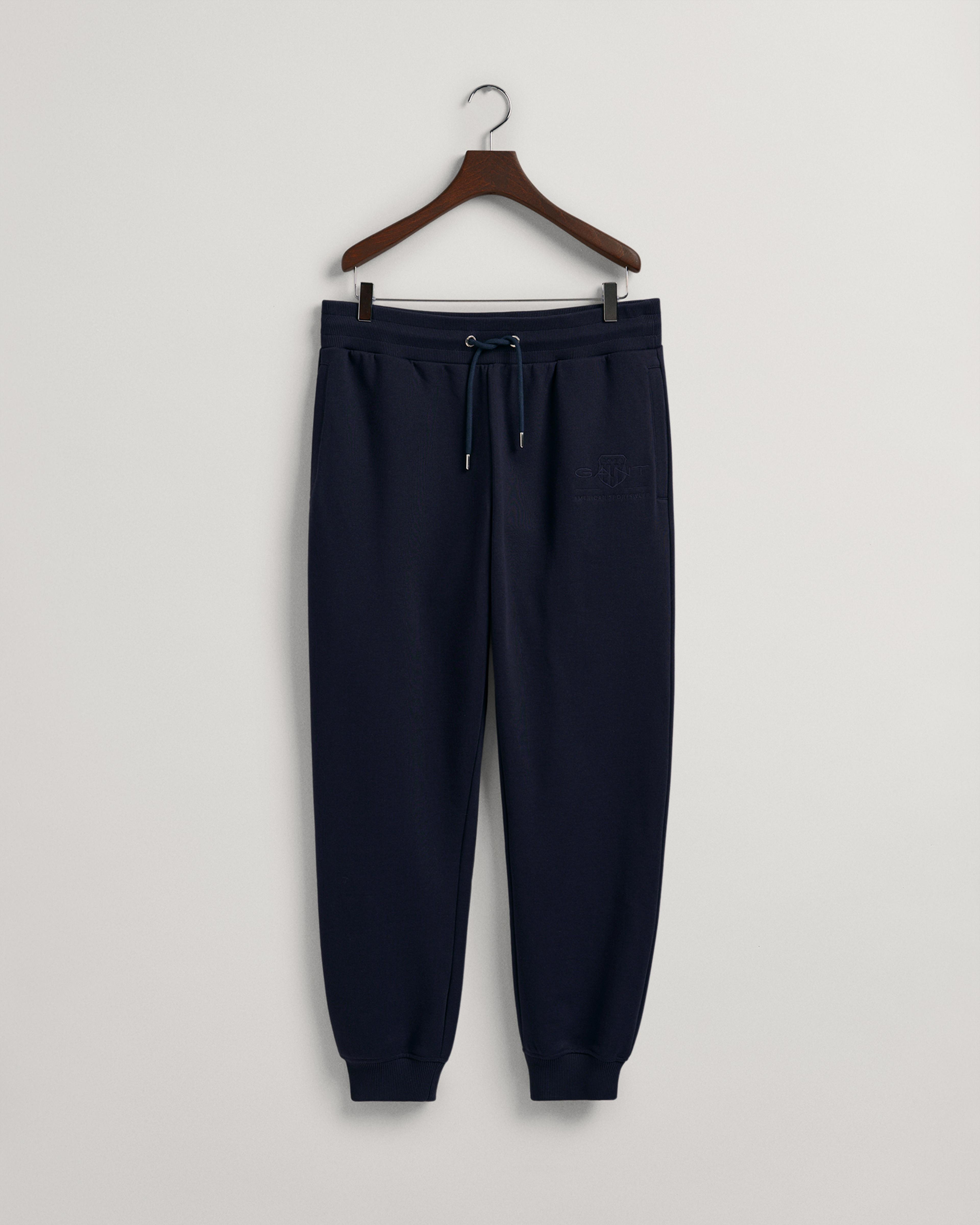 GANT Erkek Lacivert Regular Fit Logolu Eşofman Altı