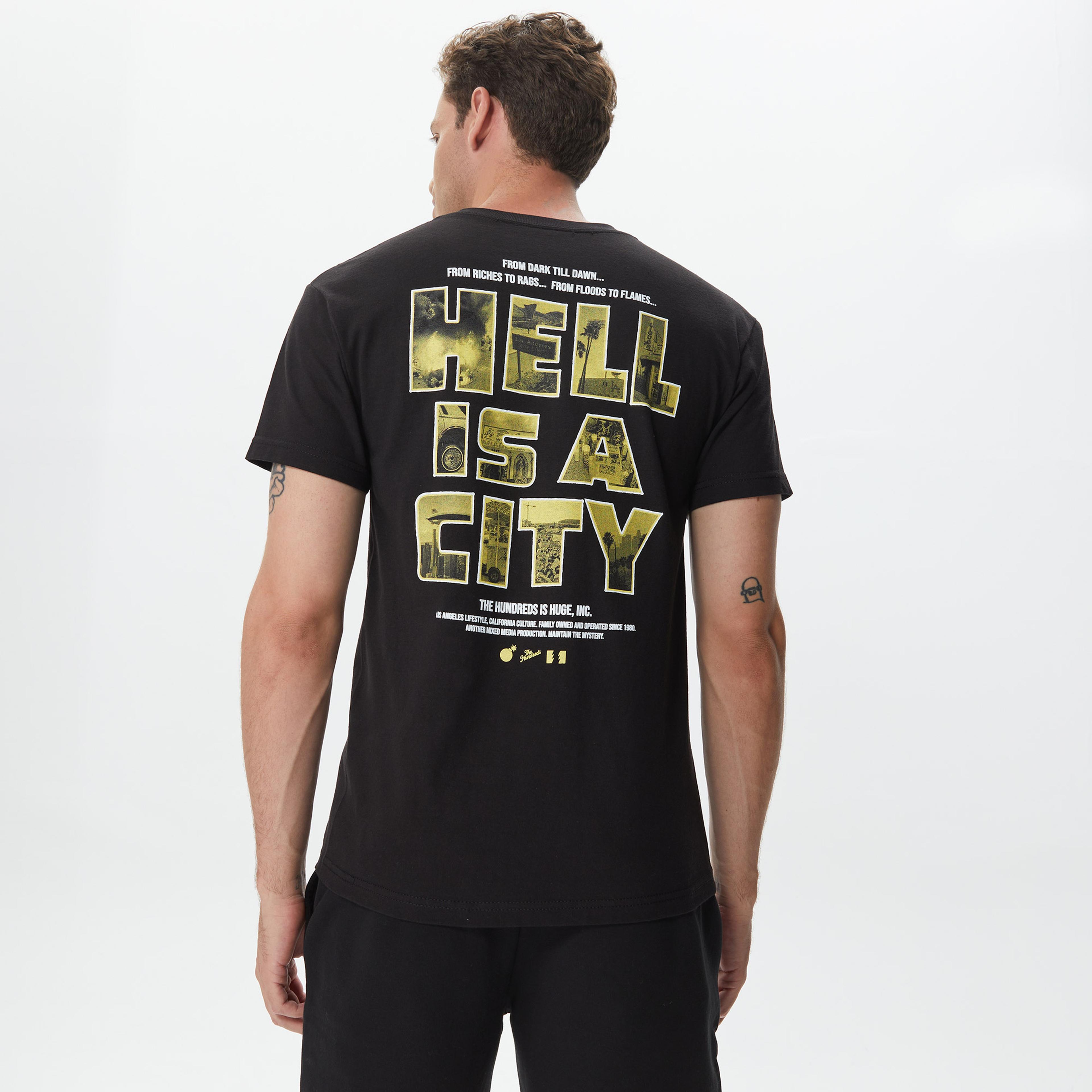 The Hundreds Simple Adam Erkek Siyah T-Shirt