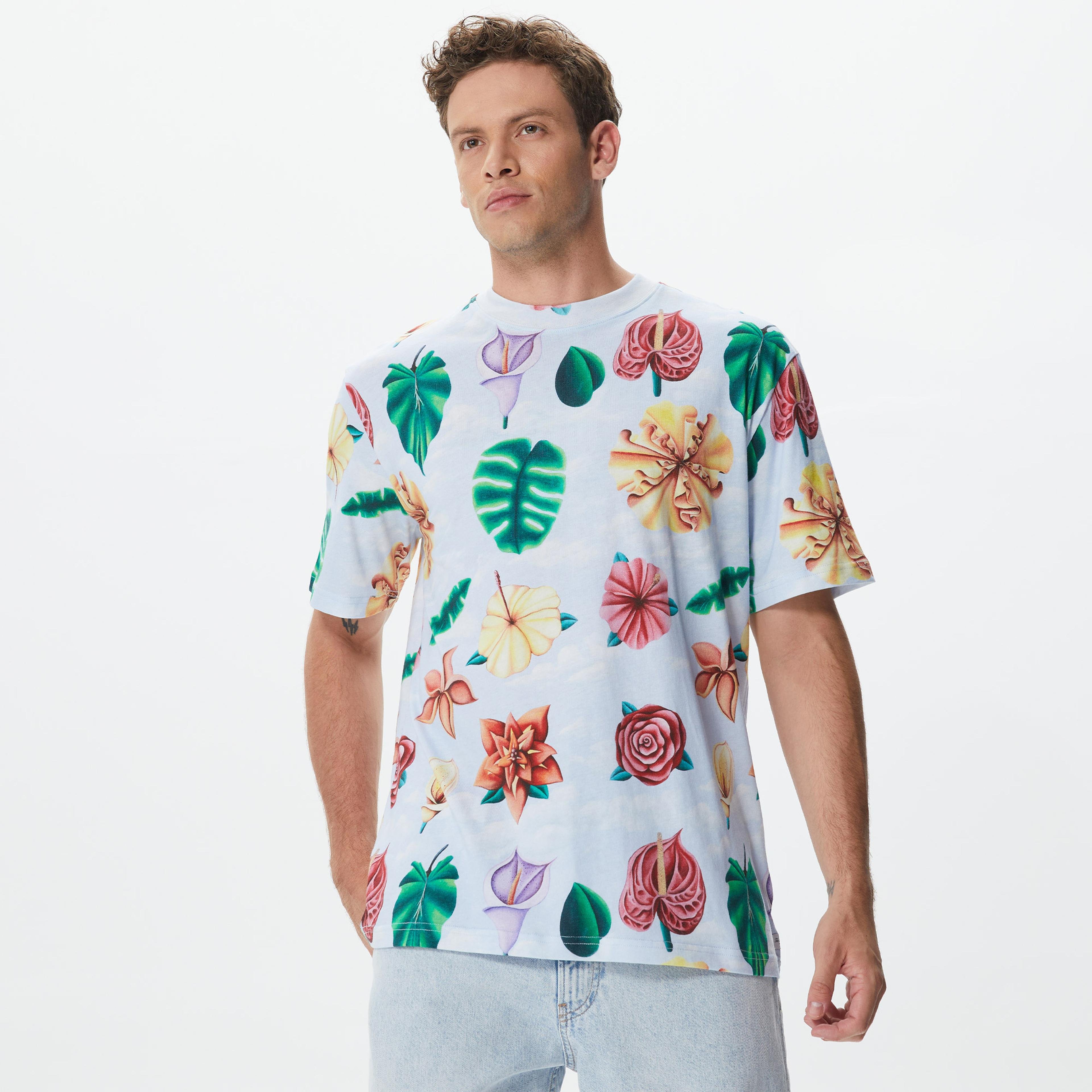 The Hundreds Tropic Erkek Mavi T-Shirt