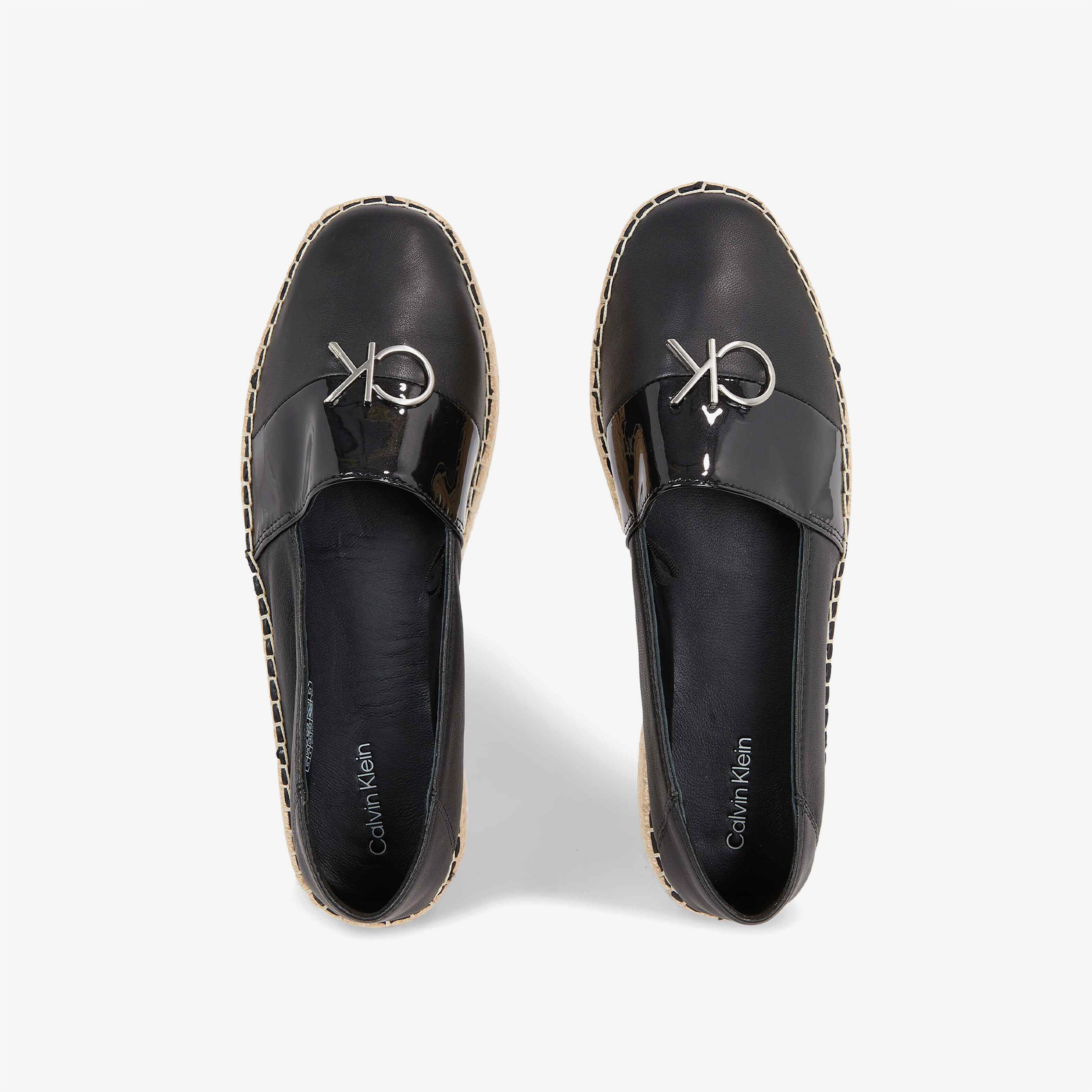 Calvin Klein Flatform Espadrille Siyah Kadın Espadril