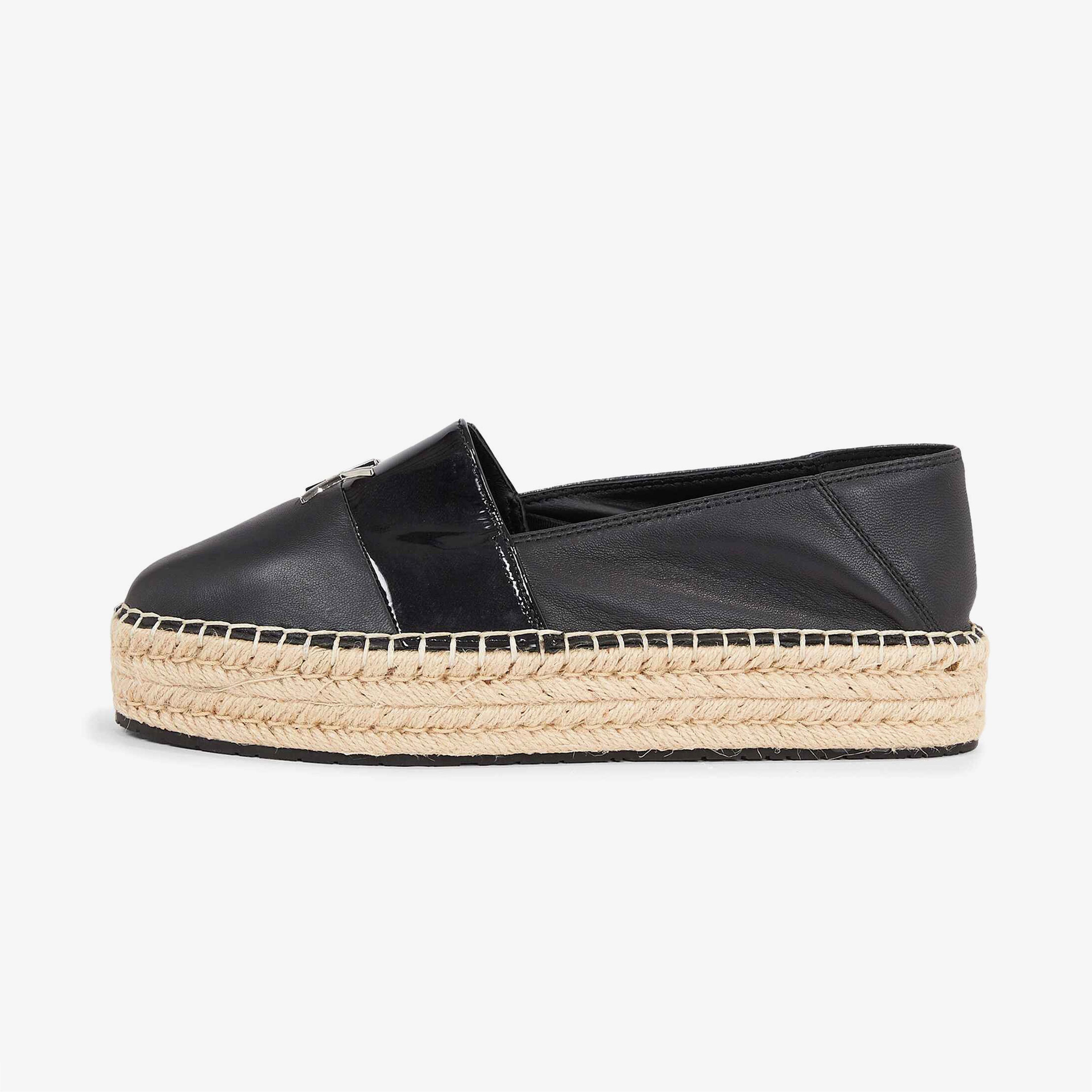 Calvin Klein Flatform Espadrille Siyah Kadın Espadril