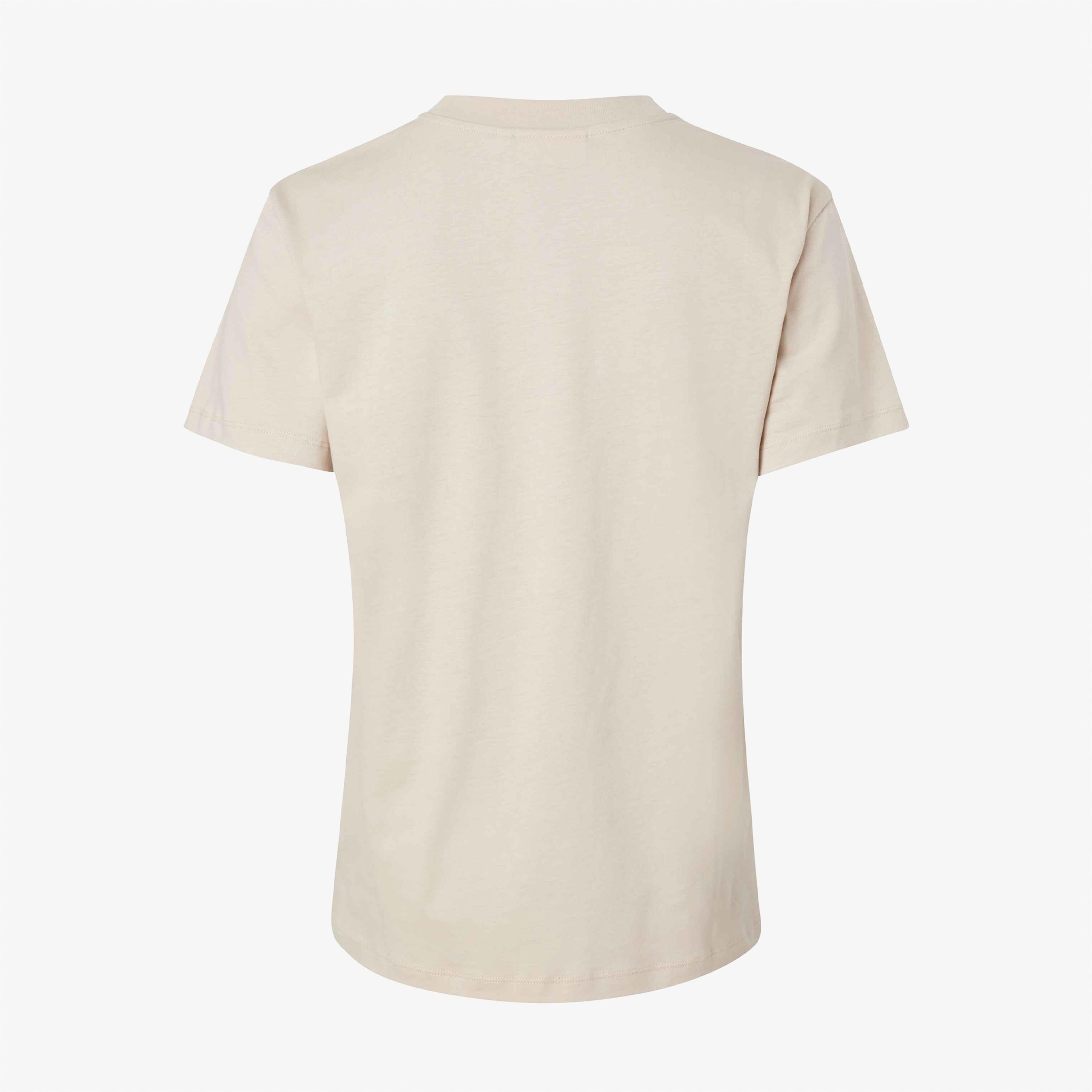Calvin Klein Hero Logo Regular Krem Kadın T-Shirt