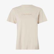 Calvin Klein Hero Logo Regular Krem Kadın T-Shirt