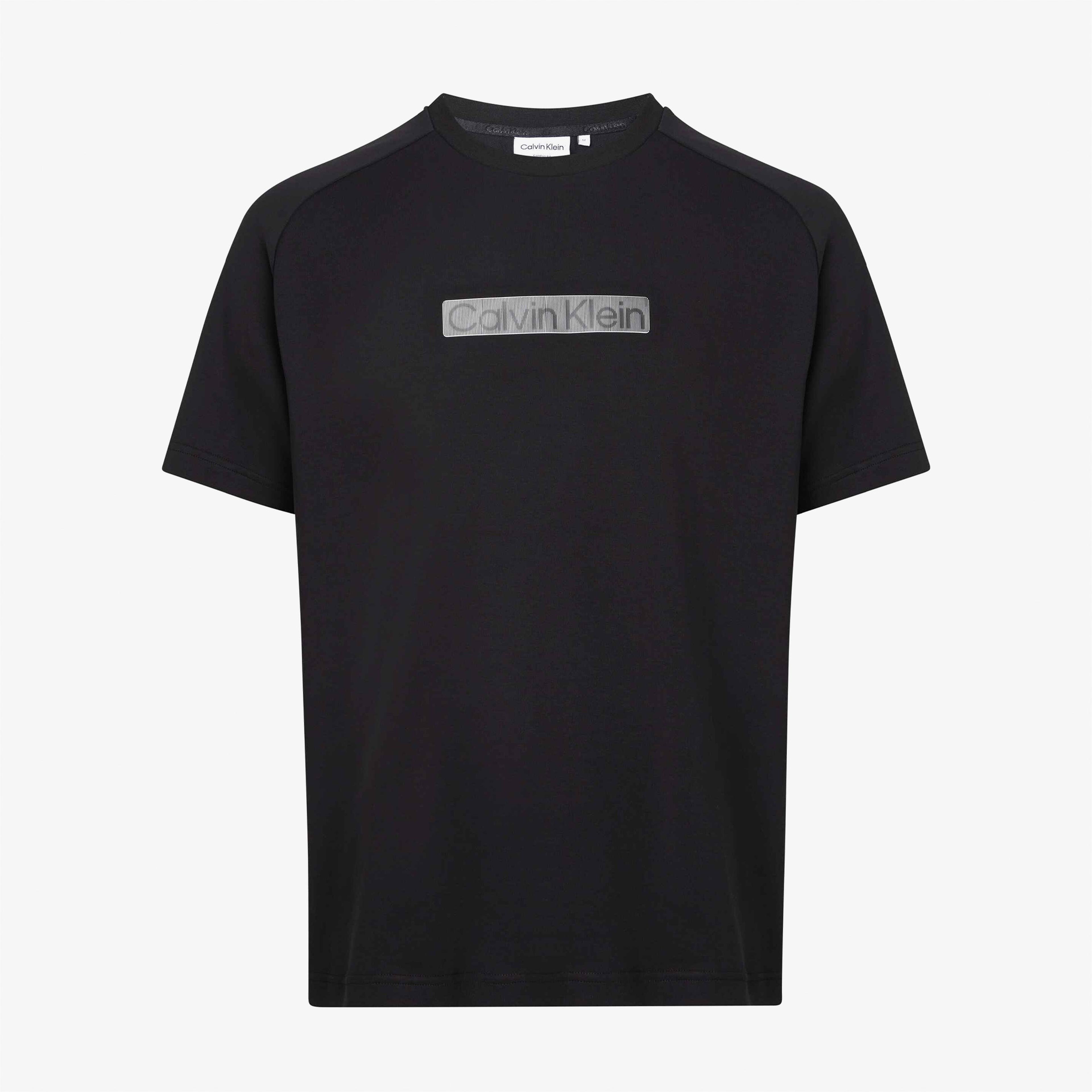 Calvin Klein 3D Logo Patch Siyah Erkek T-Shirt