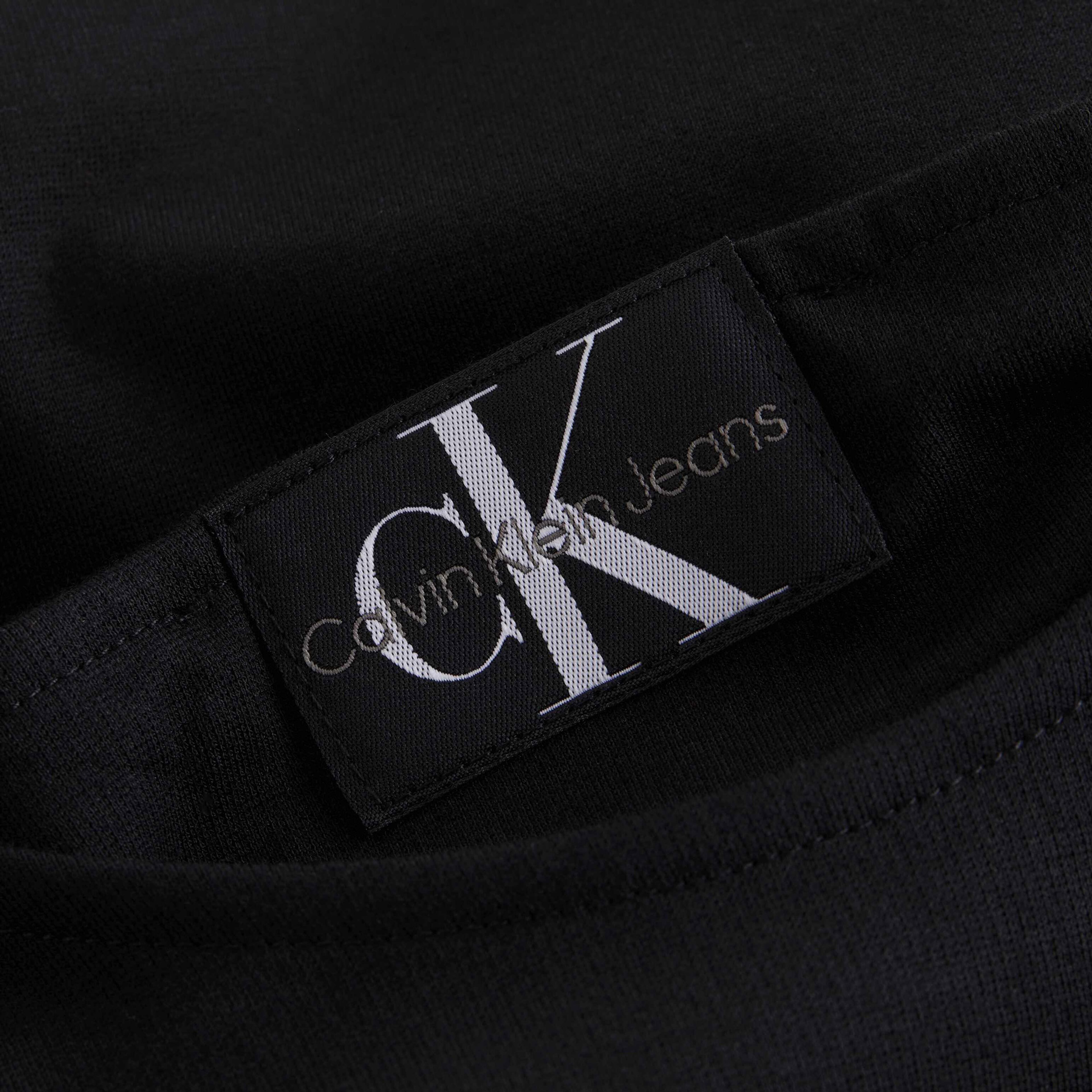 Calvin Klein Double Layer Milano Long Sleeve Siyah Kadın Sweatshirt