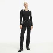Calvin Klein Double Layer Milano Long Sleeve Siyah Kadın Sweatshirt