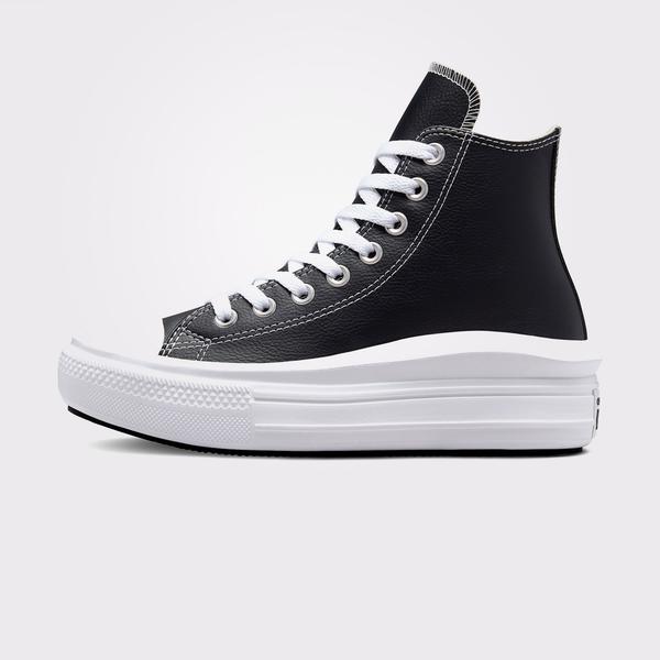 Converse Chuck Taylor All Star Move Platform Foundational Leather Unisex Siyah Sneaker_3