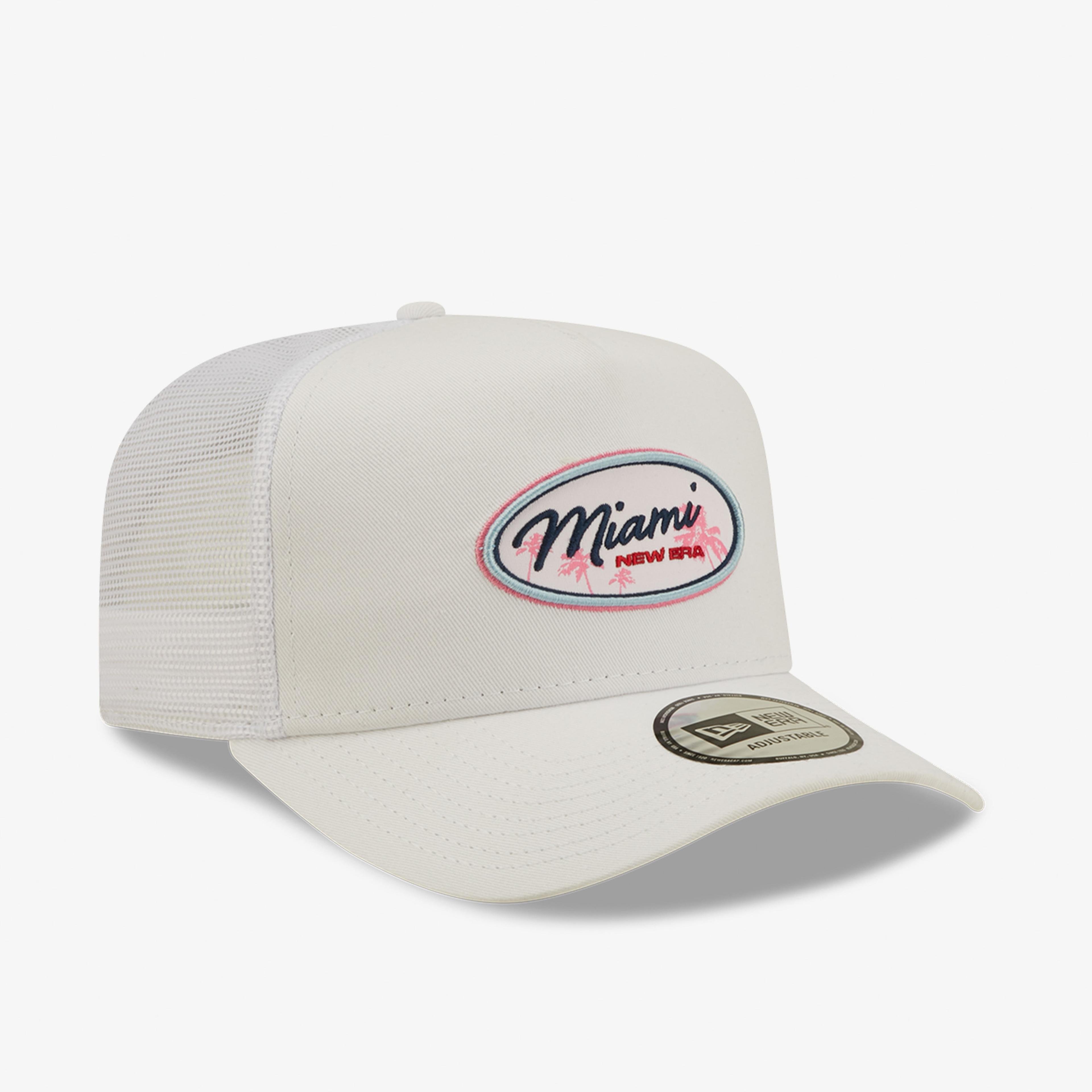 New Era Oval State Trucker Unisex Beyaz Şapka