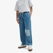 Vans Mended Check Denim Range Loose Crop Kadın Mavi Pantolon