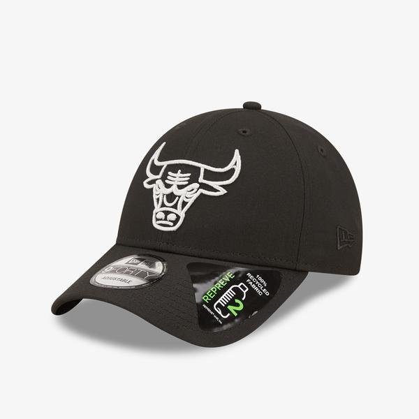 New Era Cap Chicago Bulls Repreve Monochrome Unisex Siyah Şapka
