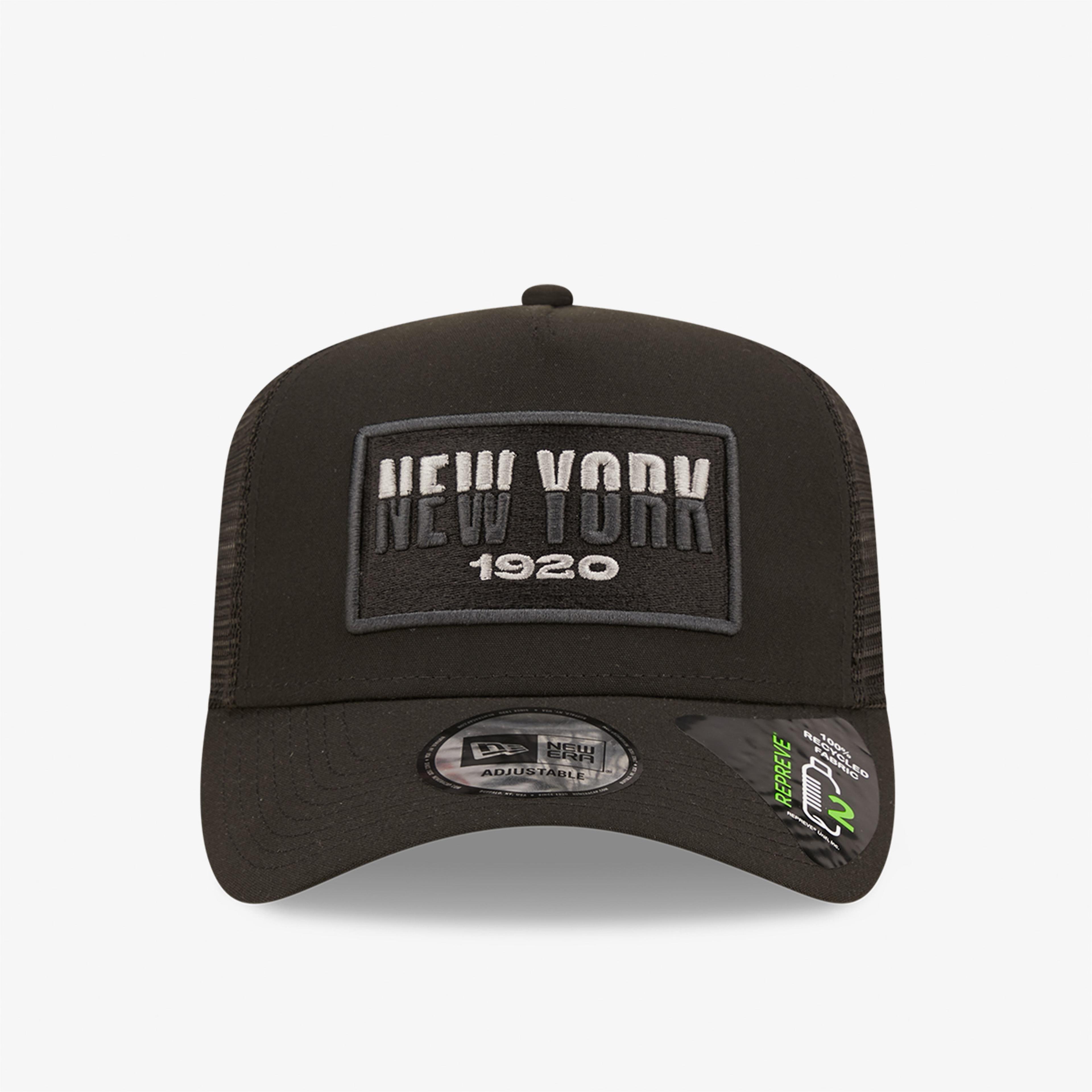 New Era Usa State Trucker Unisex Siyah Şapka
