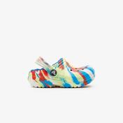 Crocs Classic Lined Marbled Pelüş Çocuk Renkli Terlik