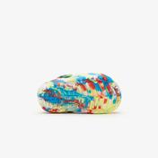 Crocs Classic Lined Marbled Pelüş Çocuk Renkli Terlik