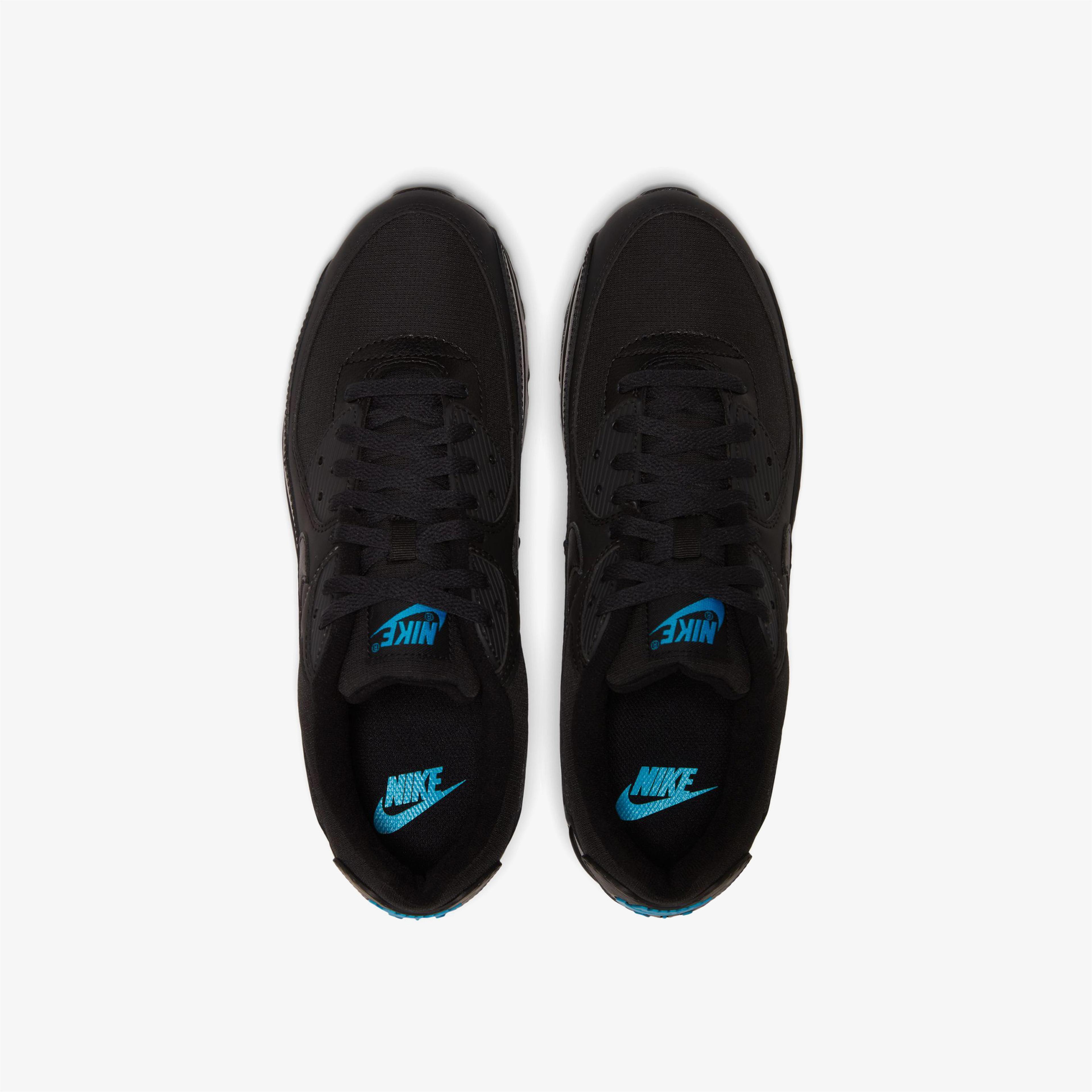 Nike Air Max 90 Erkek Siyah Spor Ayakkabı