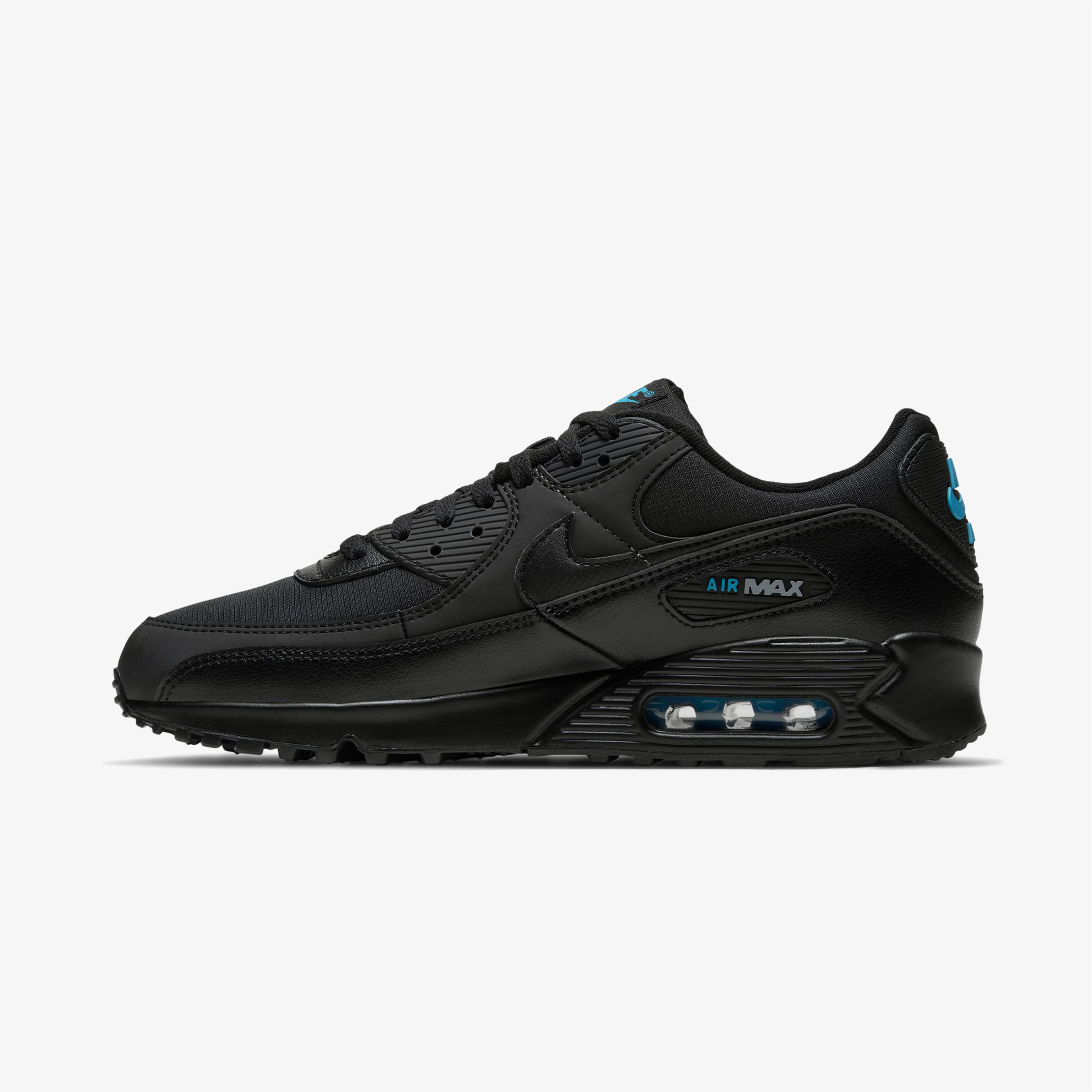 Nike Air Max 90 Erkek Siyah Spor Ayakkabı