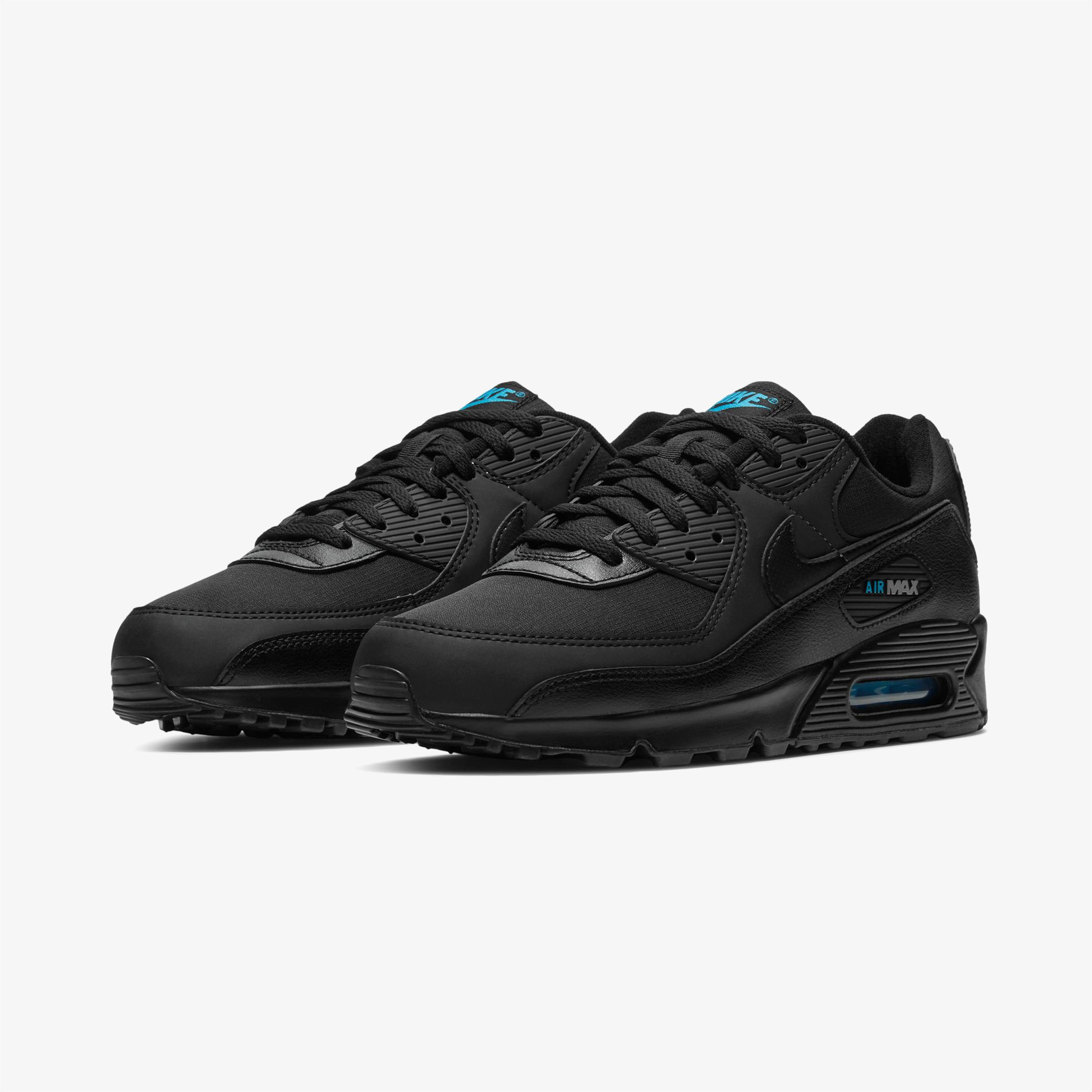 Nike Air Max 90 Erkek Siyah Spor Ayakkabı