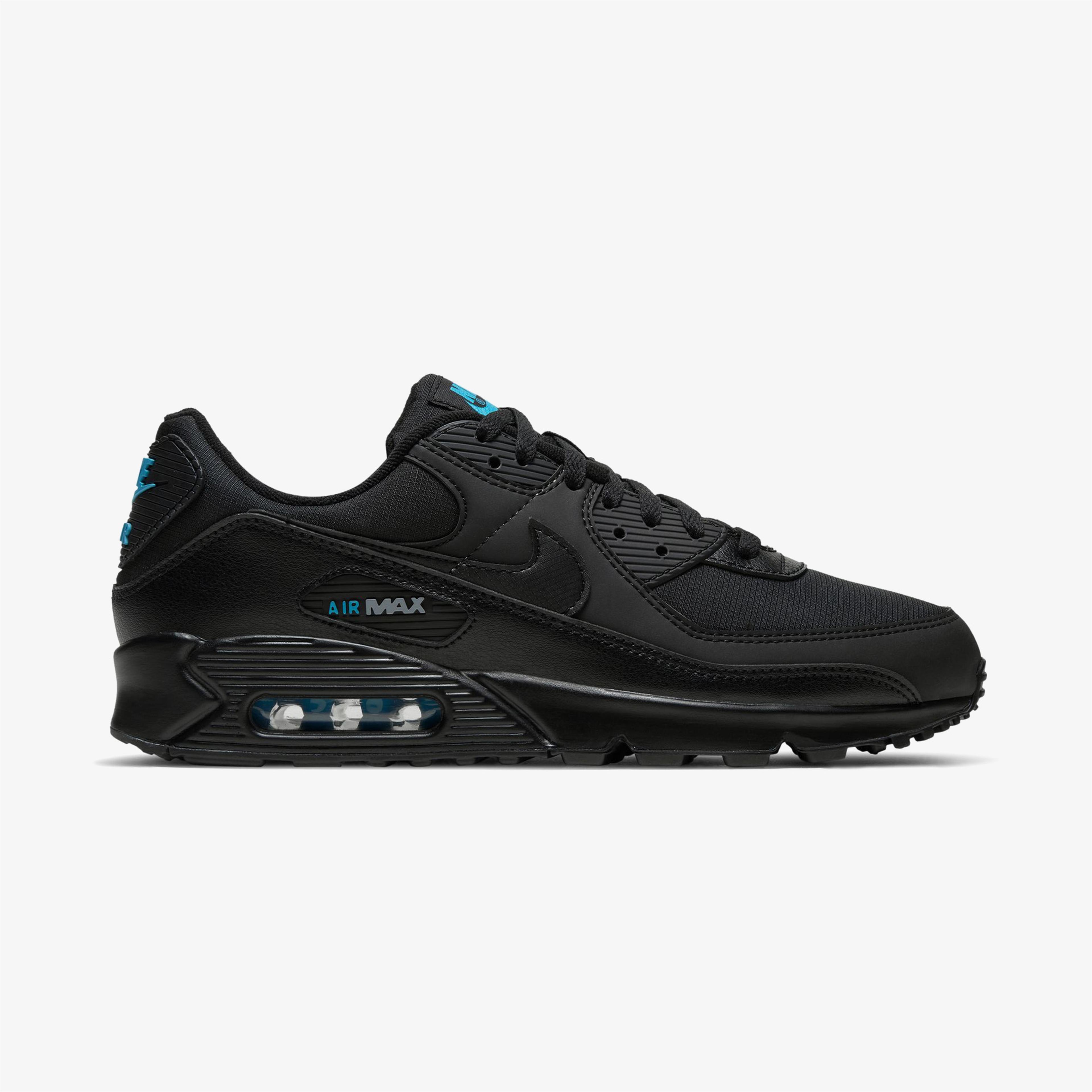 Nike Air Max 90 Erkek Siyah Spor Ayakkabı