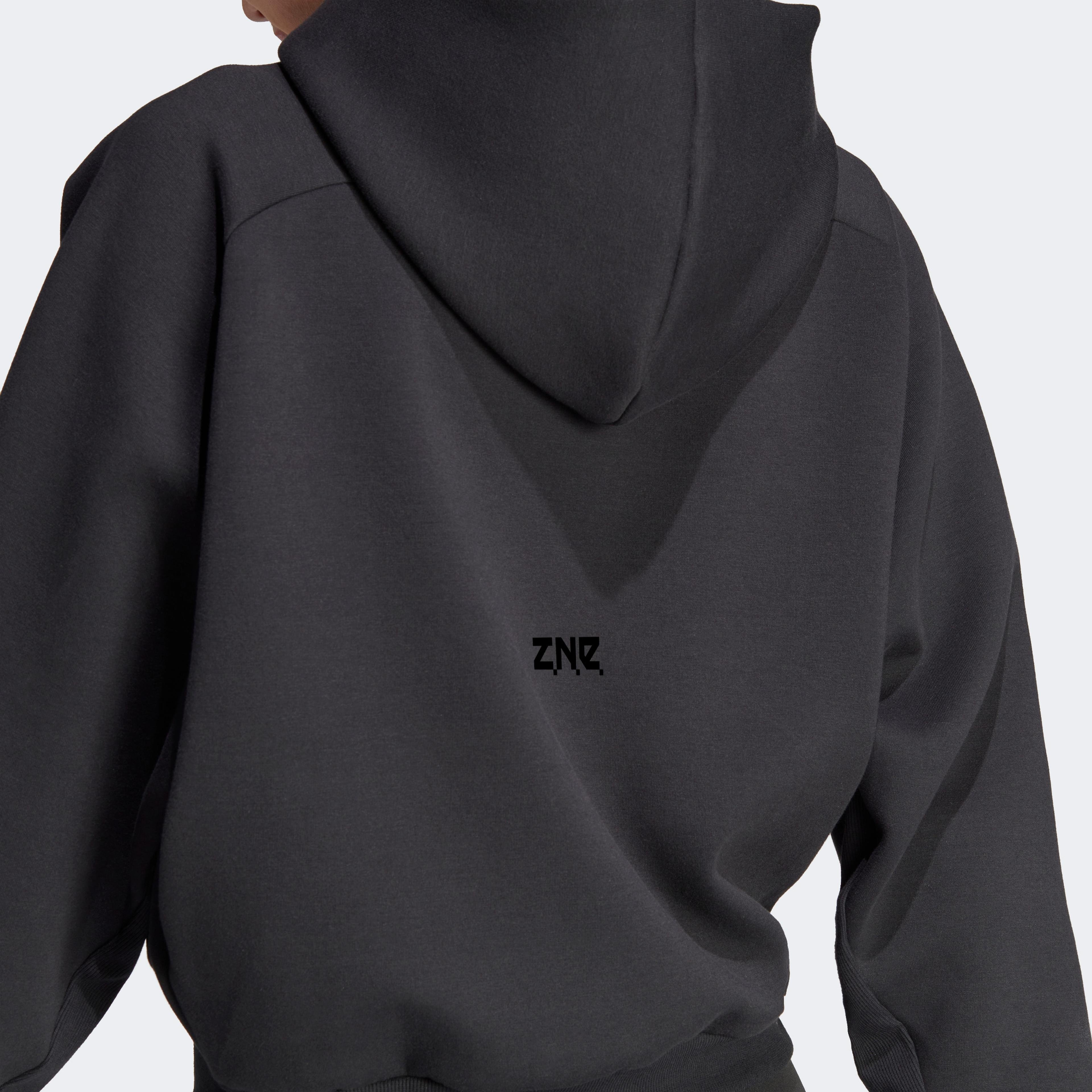 adidas Z.N.E. Full-Zip Kapüşonlu Kadın Siyah Eşofman Üstü
