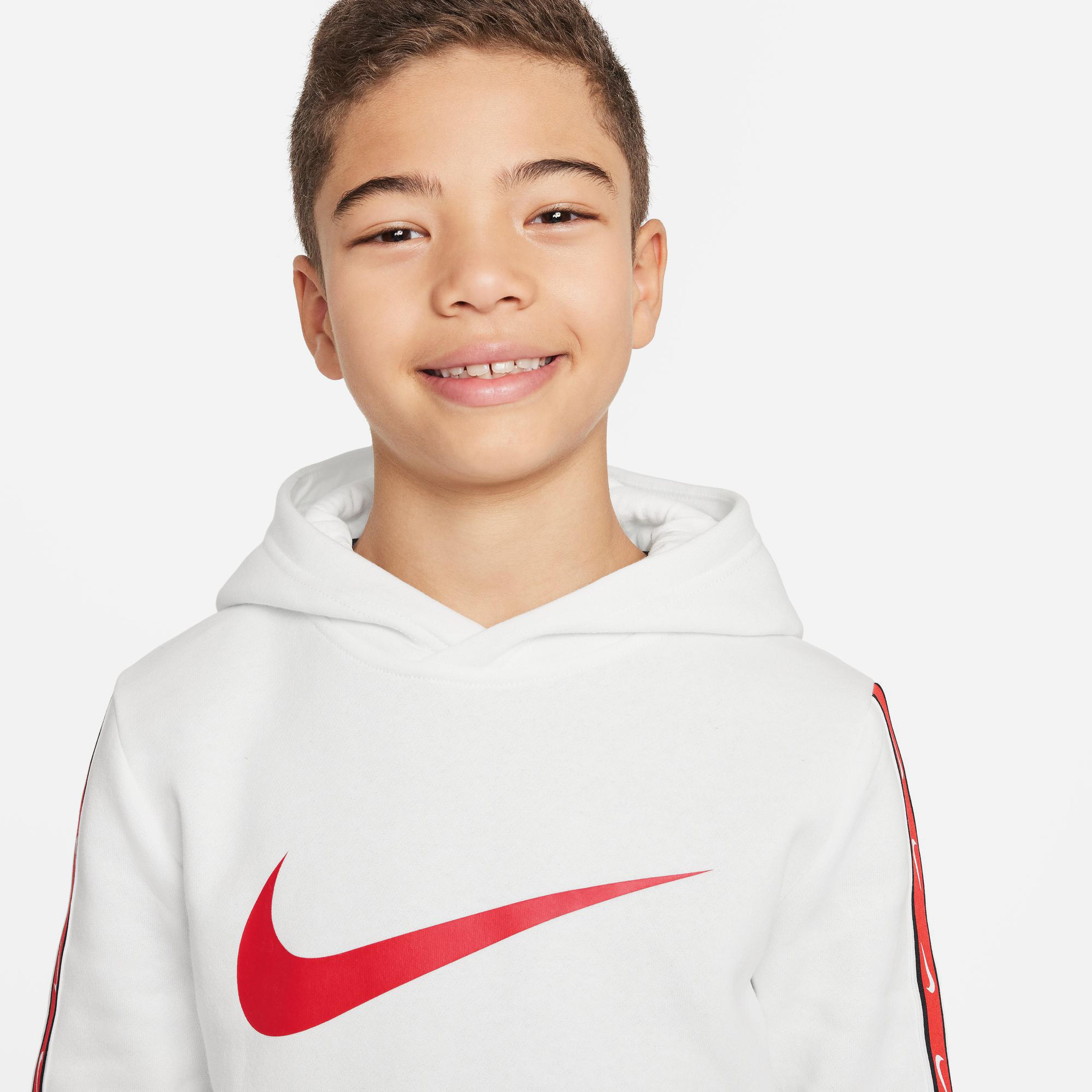 Nike Sportswear Repeat Çocuk Beyaz Hoodie