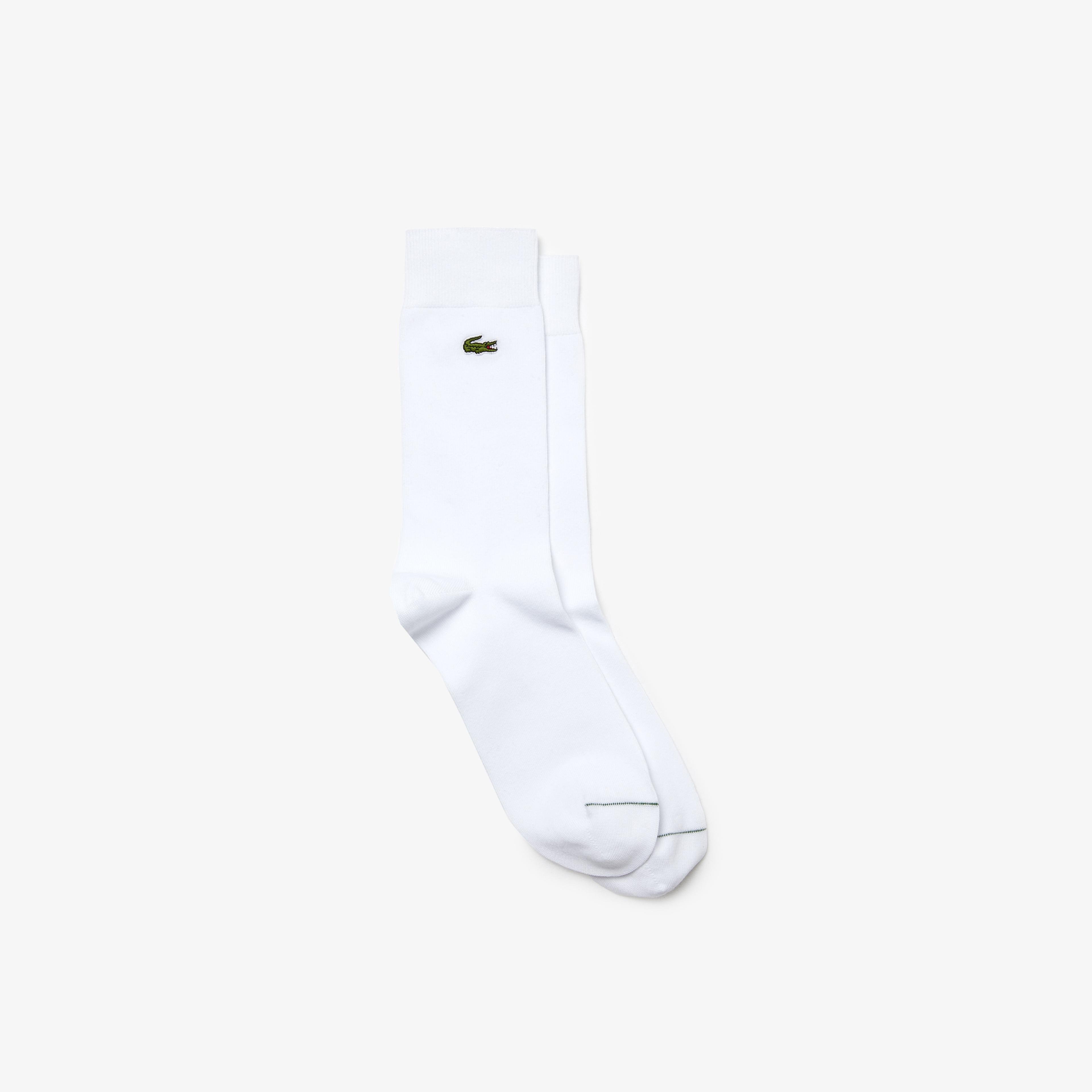 Lacoste bílé unisex ponožky