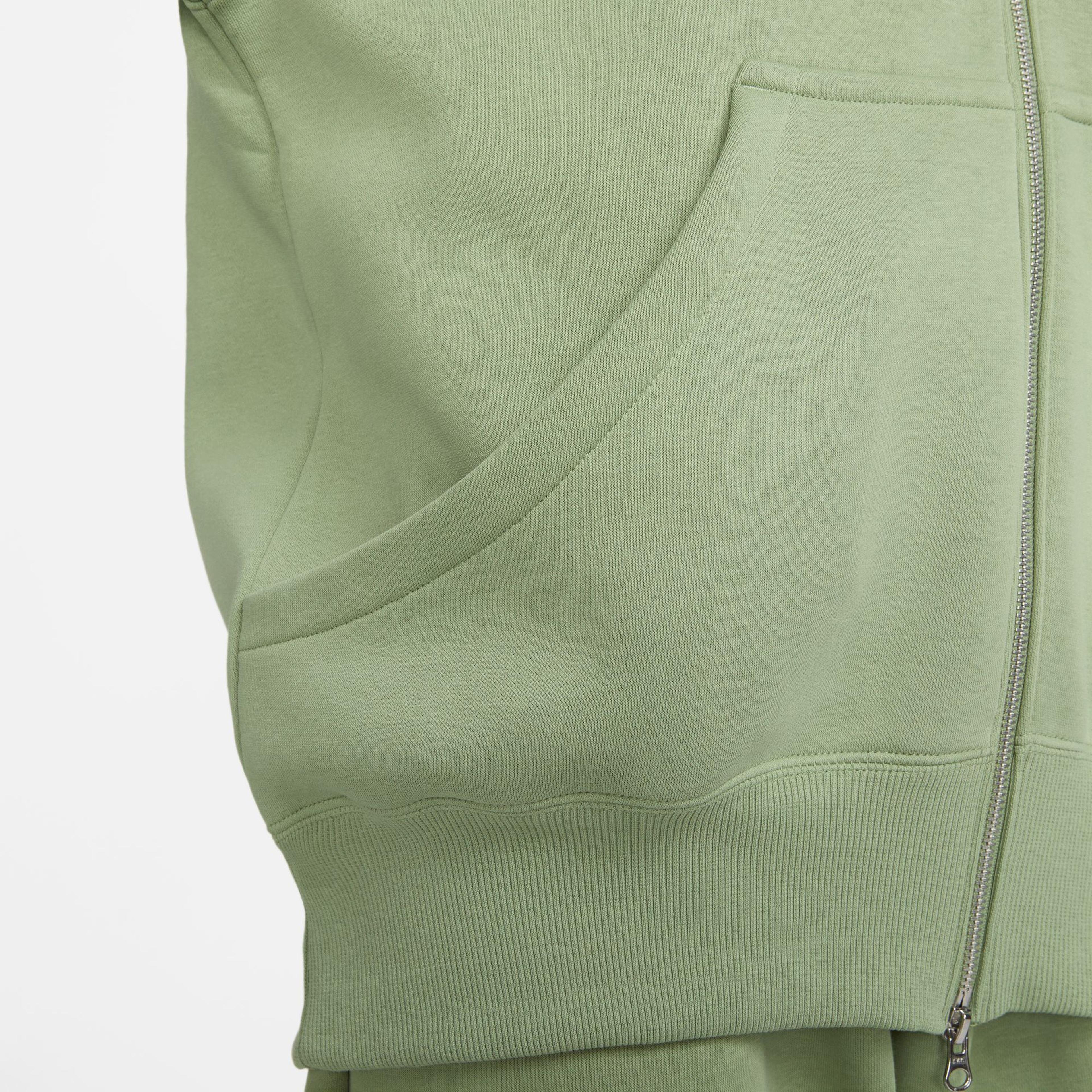 Nike Sportswear Phoenix Fleece Oversize Kadın Yeşil Eşofman Üstü
