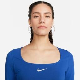 Nike Sportswear Kadın Mavi Crop