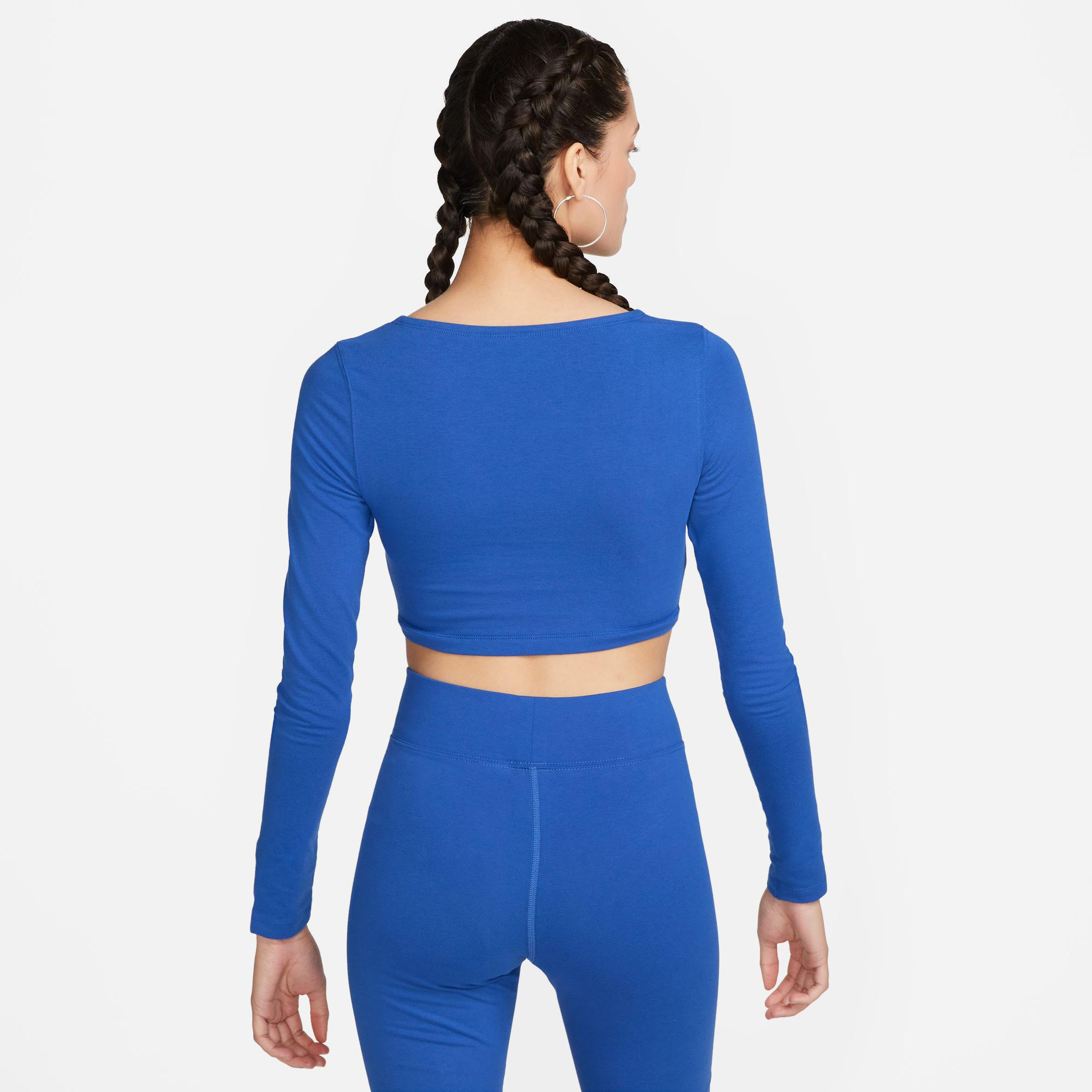 Nike Sportswear Kadın Mavi Crop