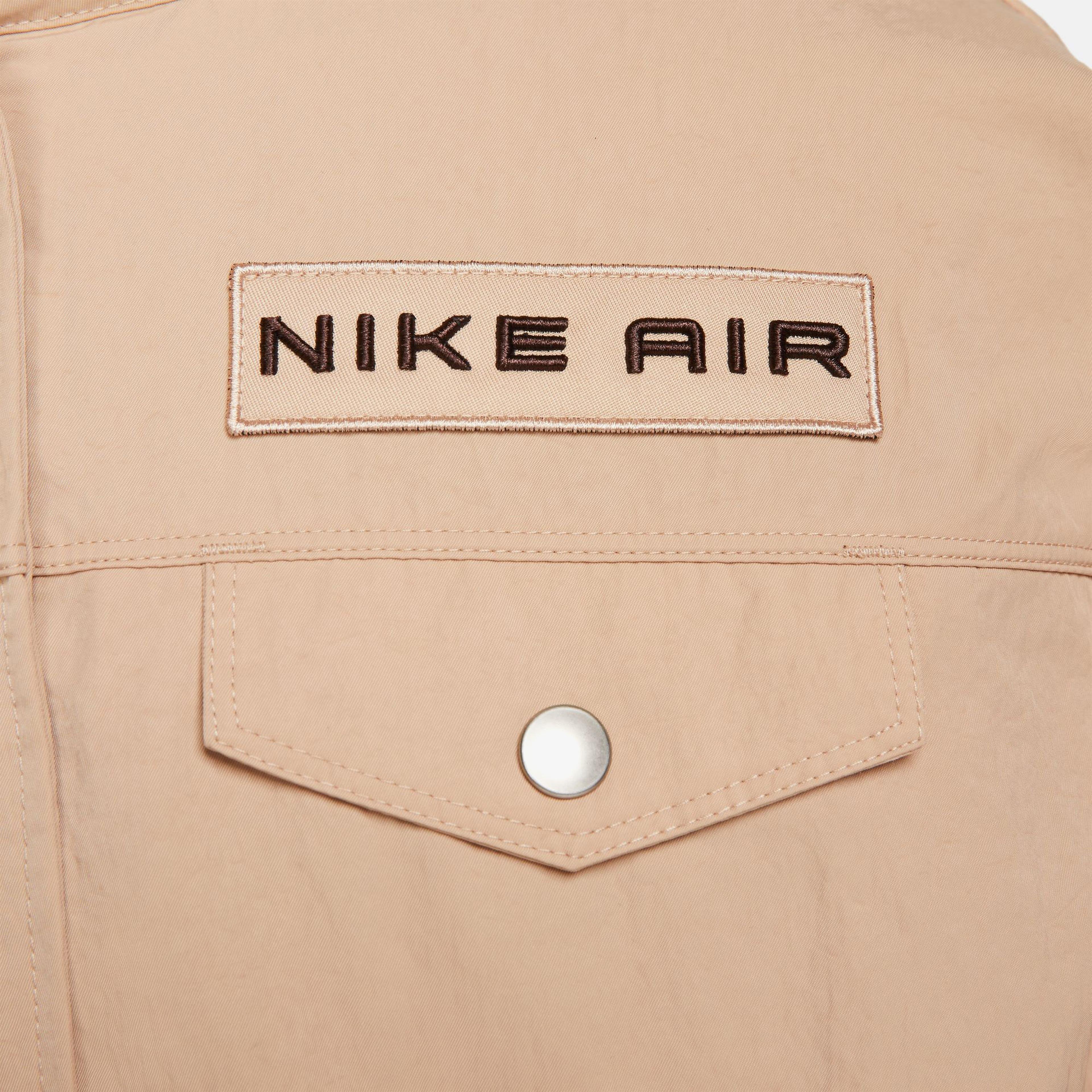 Nike Sportswear Air Woven Mod Crop Kadın Kahverengi Ceket