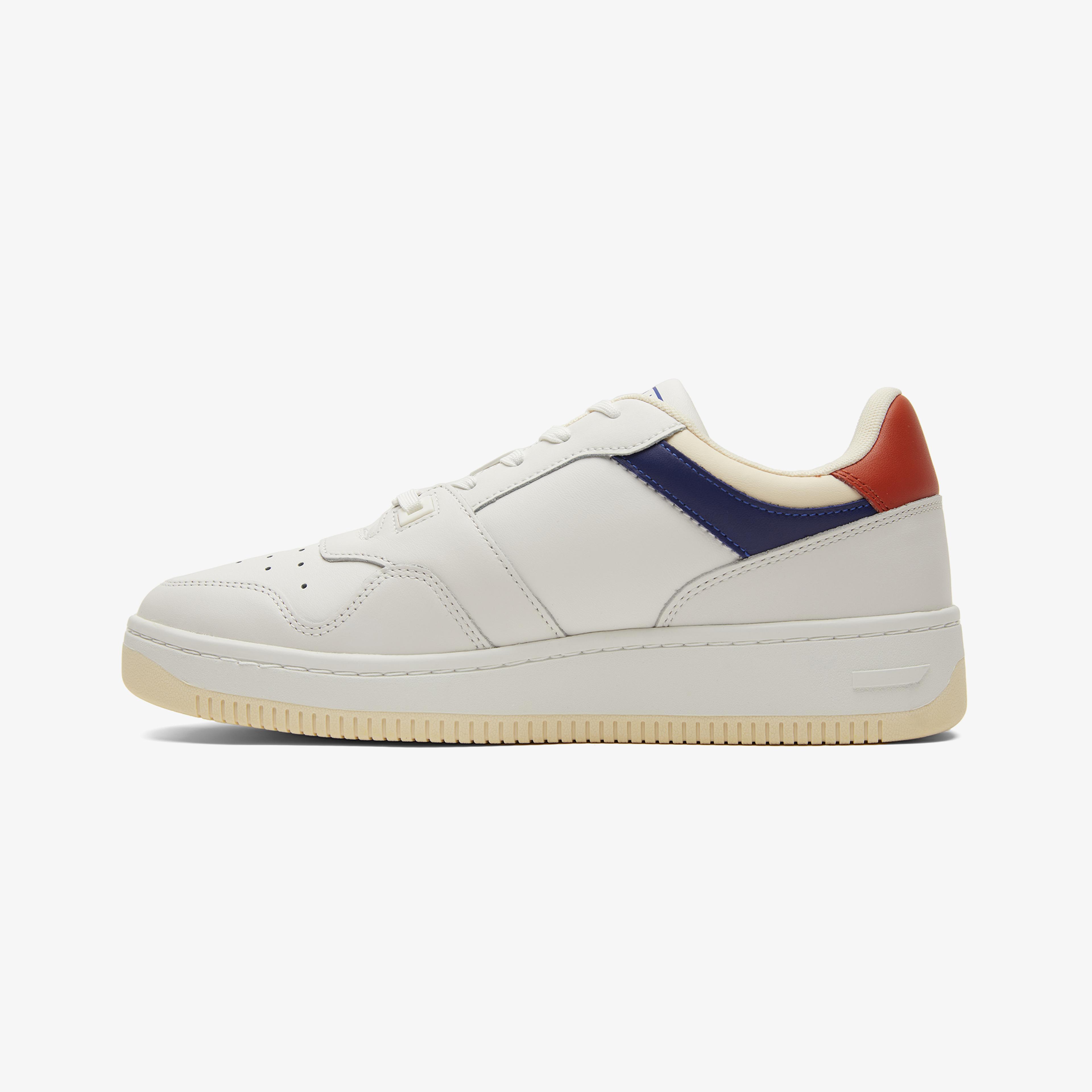 Tommy Jeans Basket Premium Erkek Krem Sneaker